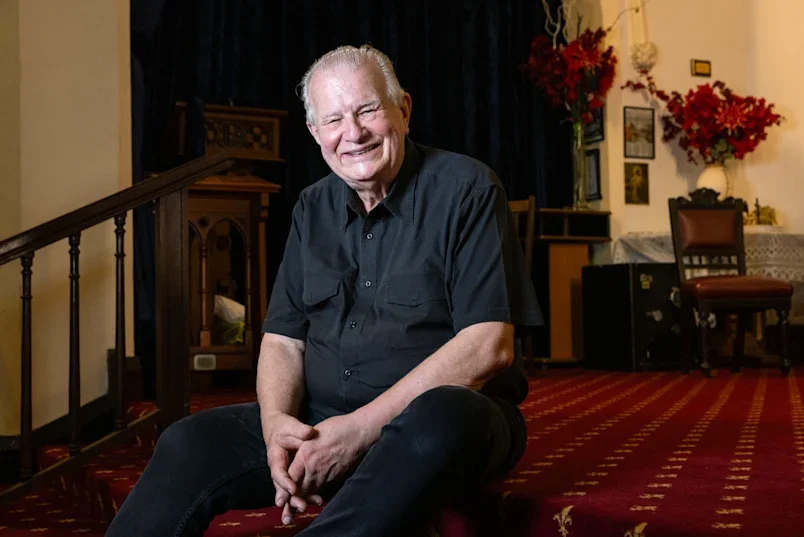Interview with Rev Bill Crews.
Photo: Jessica Hromas