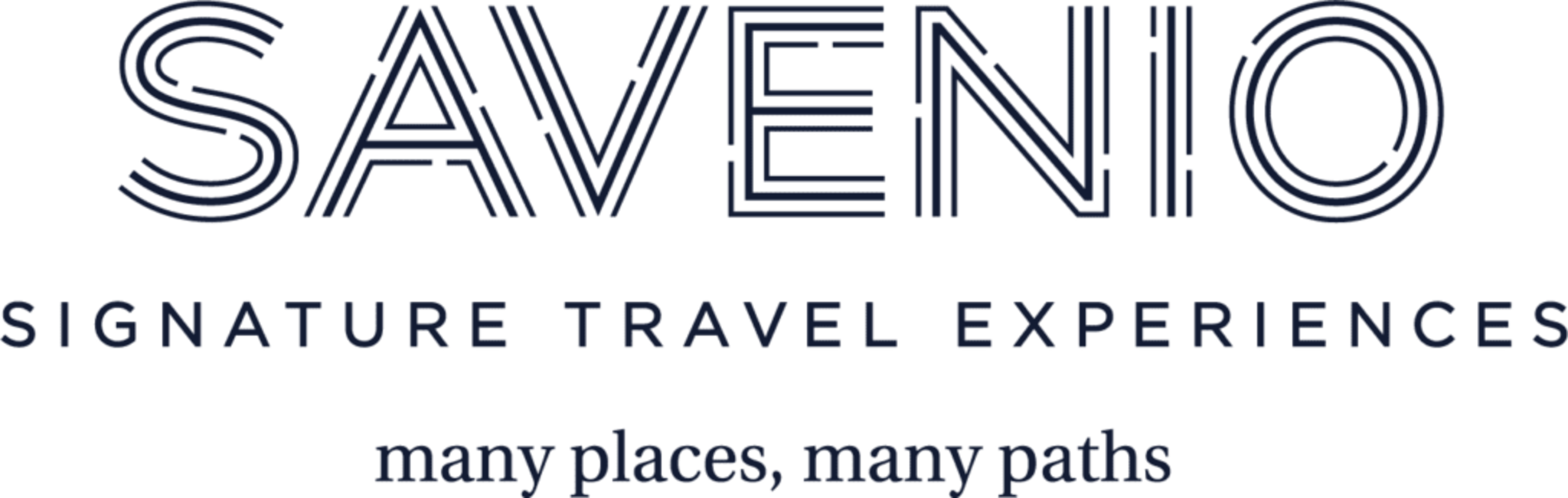Savino Signature Travel Experiences logo with the tagline "many places, many paths".