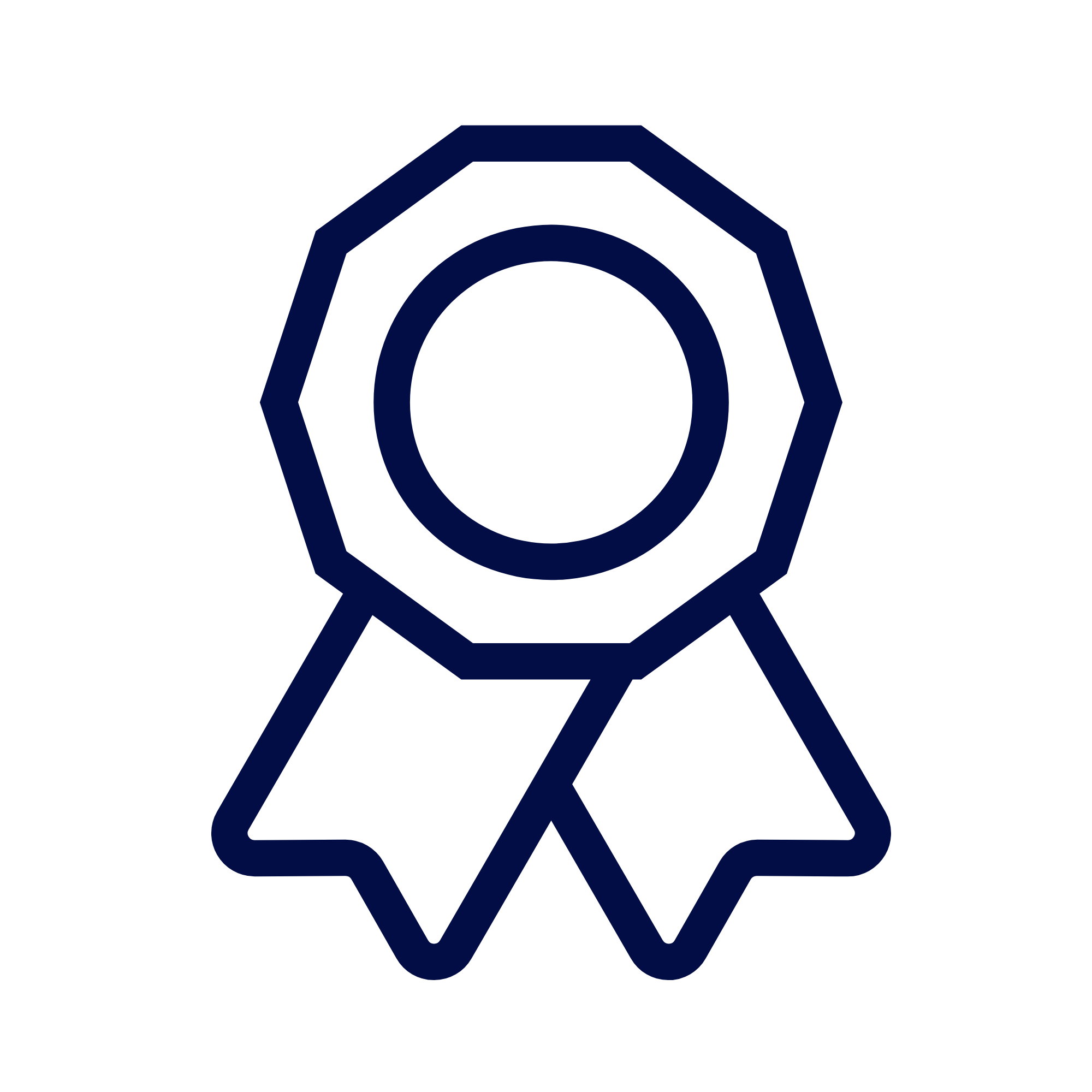 Outline of a camera with circle and rectangle shapes in a dark blue outline on a black background.
