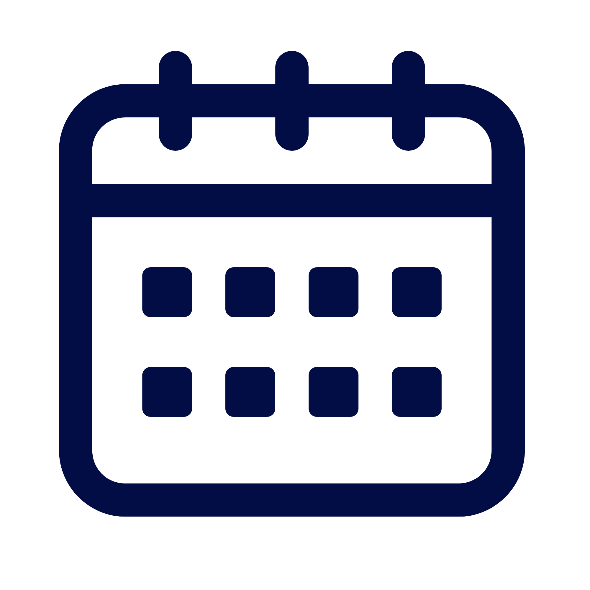 An illustration of a stylized train in navy blue.