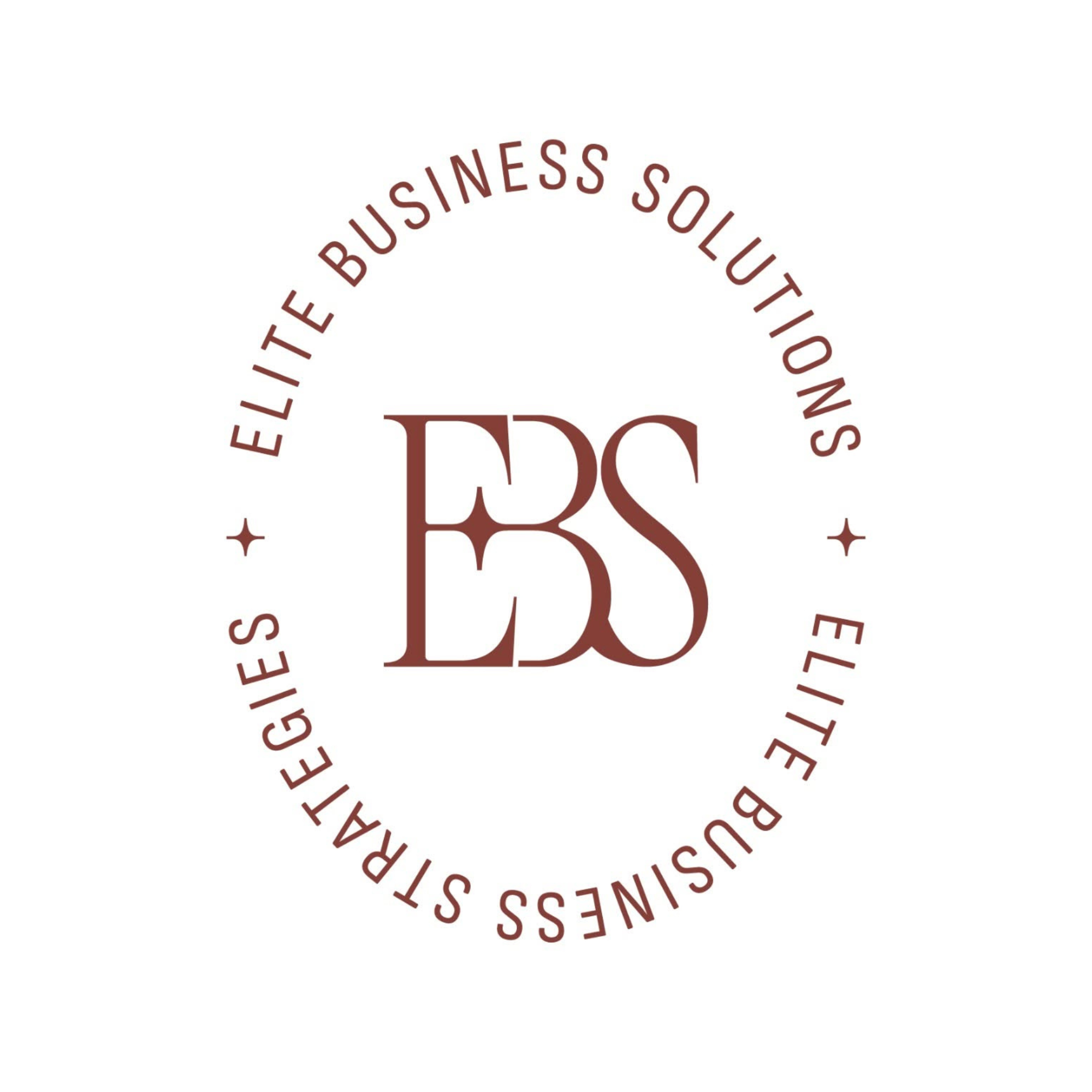 Circular text around a central image logo reads 'Business Solutions' and 'Efficiency'. The logo features the letters 'RDS' in stylized font.