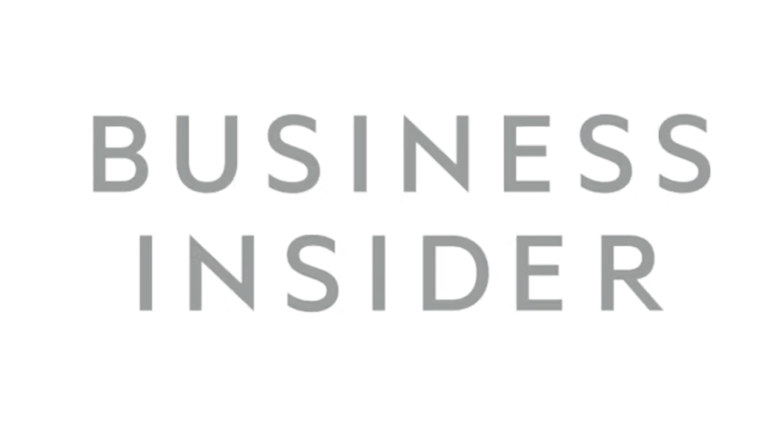 Text reading 'Business Insider' on a white background.