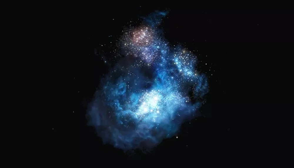 galaxie CR7, premiere generation d’etoiles. James Webb telescope.