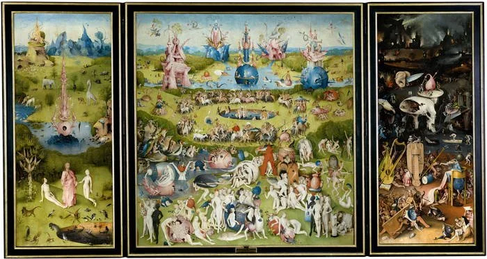 Le jardin des délices, Triptique de Jérôme Bosch, 1504, Huile sur toile, Musée du Prado, Madrid
