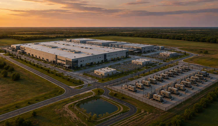 Conceptual aerial rendering of the full Panhandle Technology Park campus