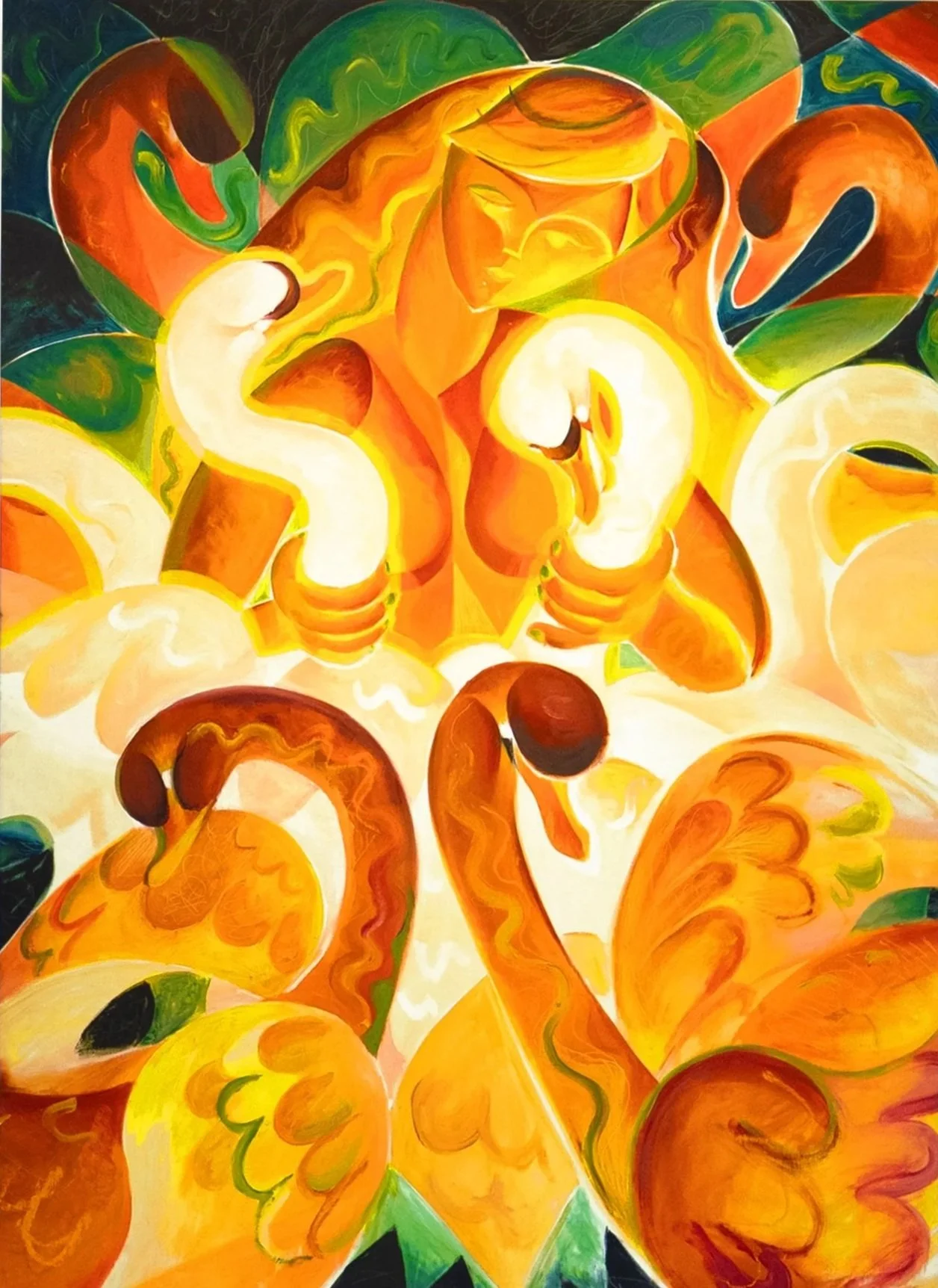 Pure / oil on canvas / 2022 / cm. 200 x 146 photo / Showcased during the show, sold with MCNP Art Advisory Paris ©Valentin Fougeray