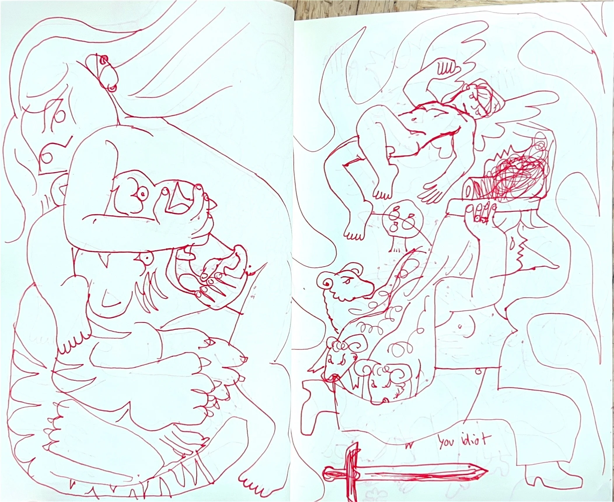 March 2024 sketchbook