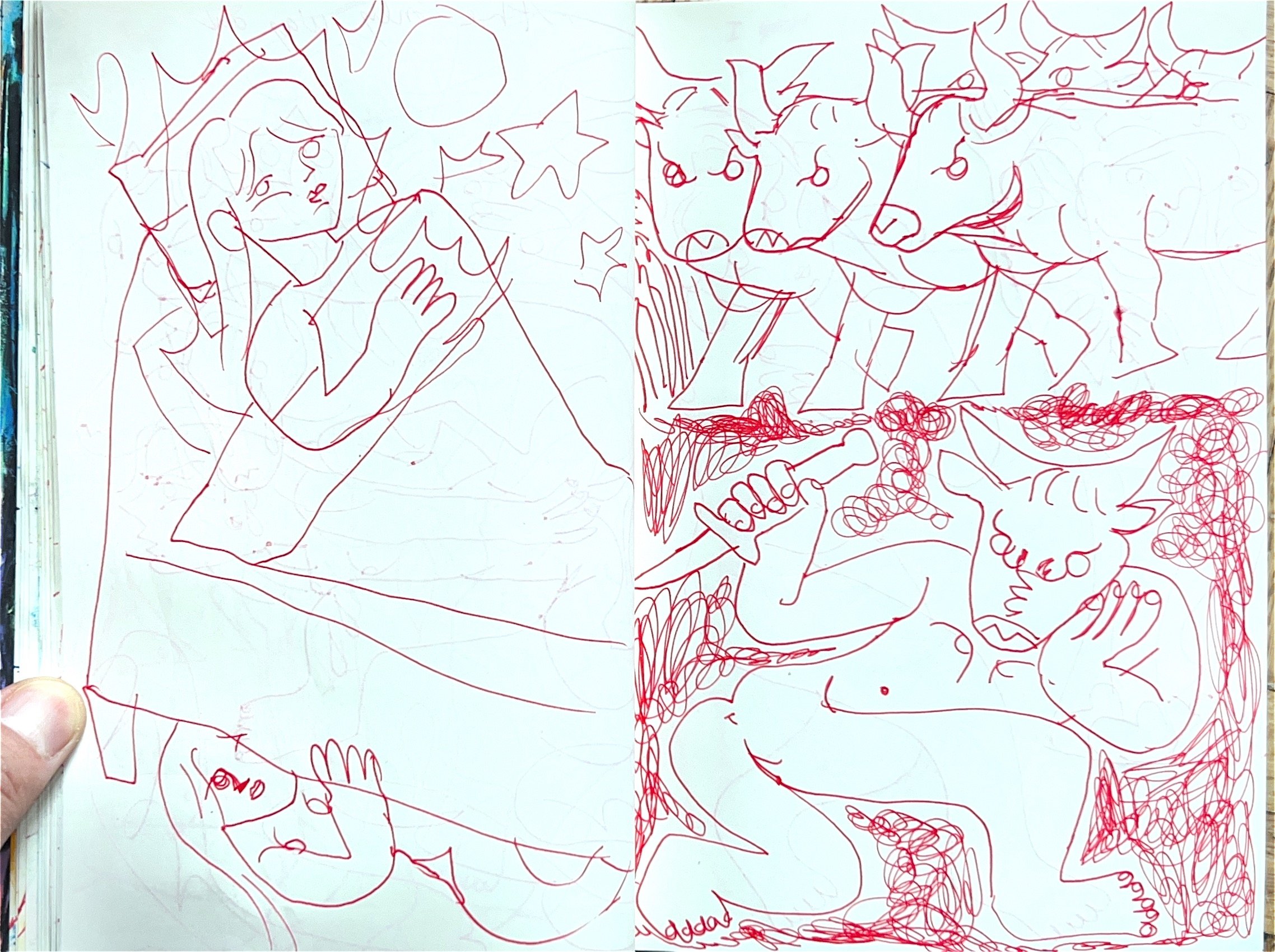 March 2024 sketchbook