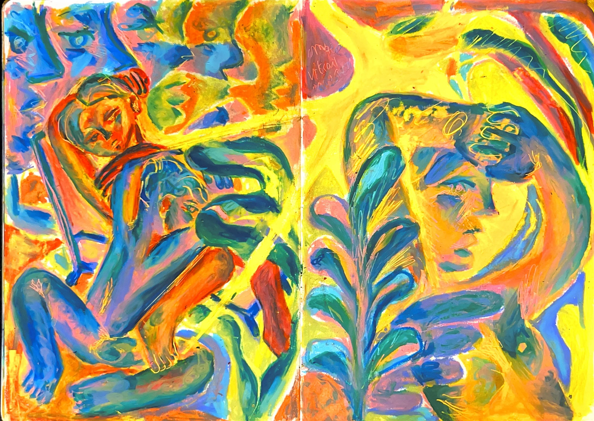 carandache pastel artistanais maar preparatory contemporary drawing dessin au pastel caran d'ache