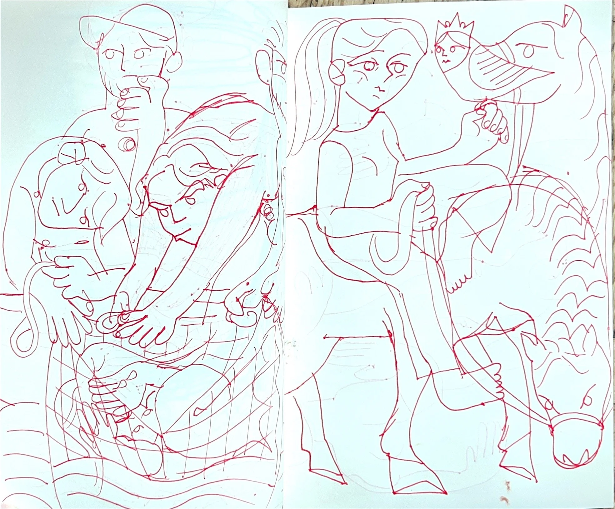March 2024 sketchbook