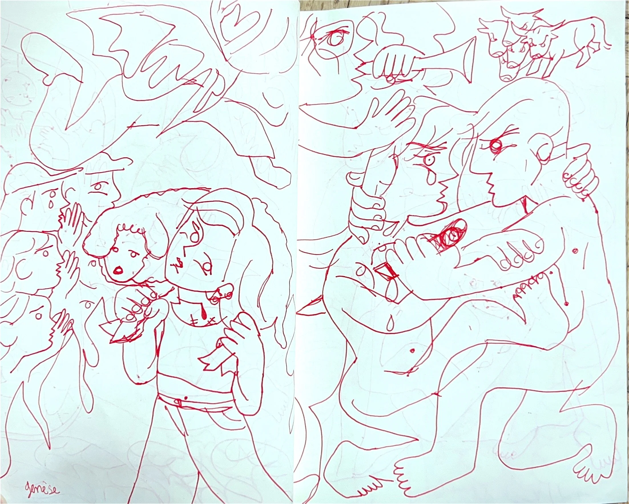 March 2024 sketchbook