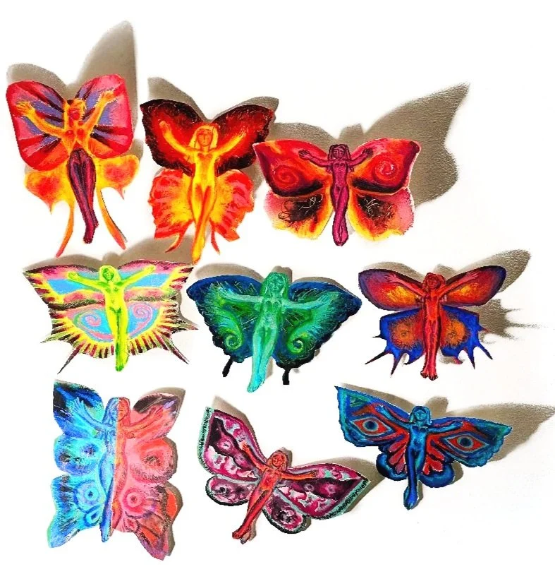 butterfly painting aesthetic drawing pastel paprika satoshi kon contemporary art manga anais maar