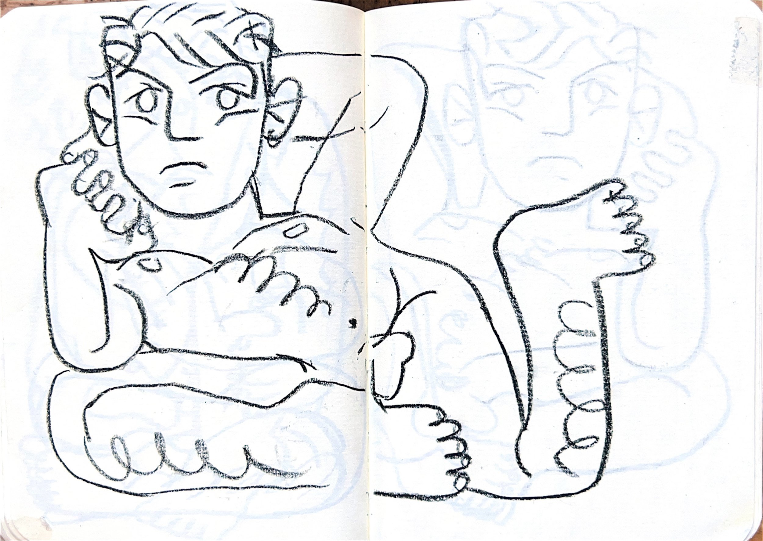 From the Adam's sketchbook (my partner)