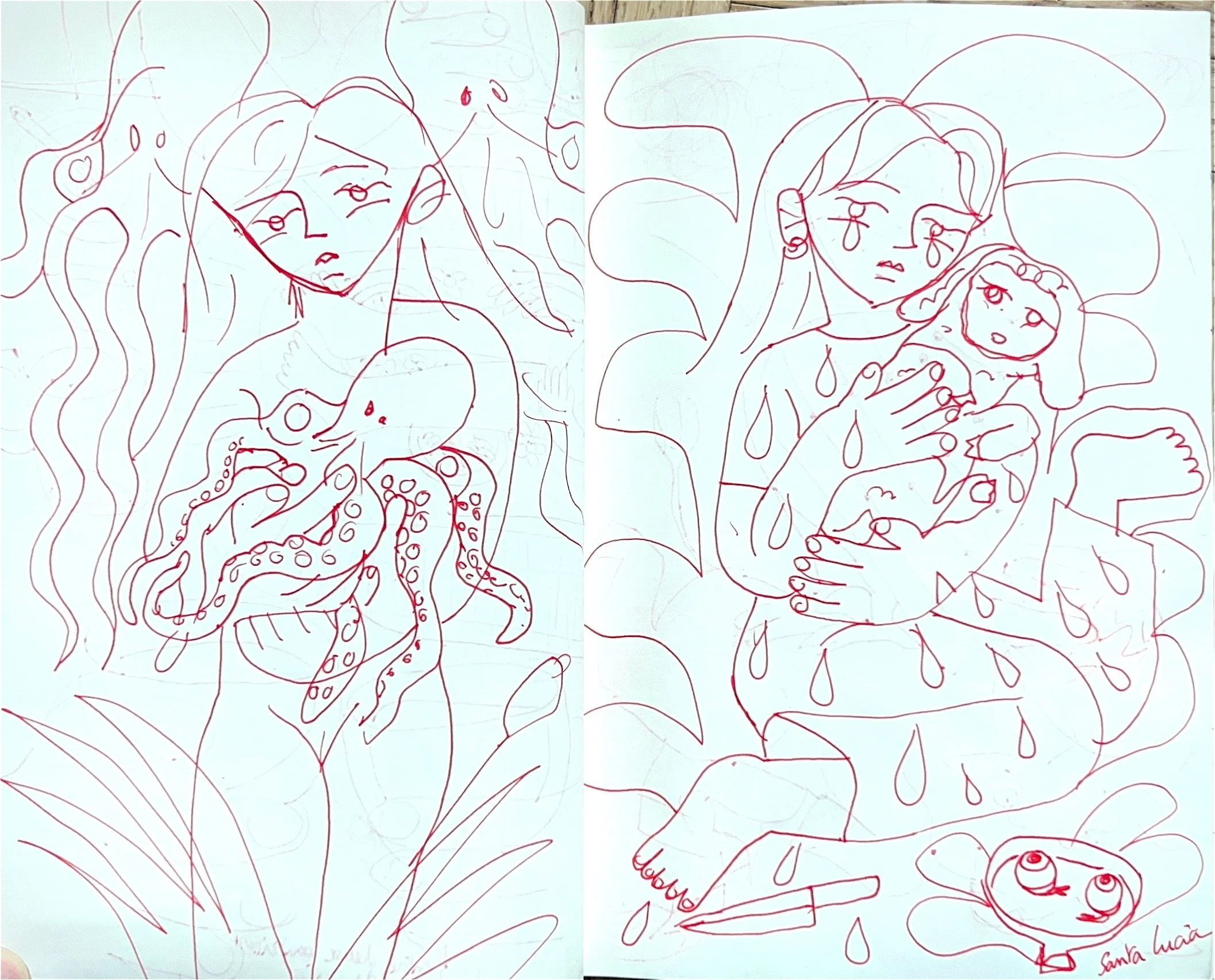 March 2024 sketchbook