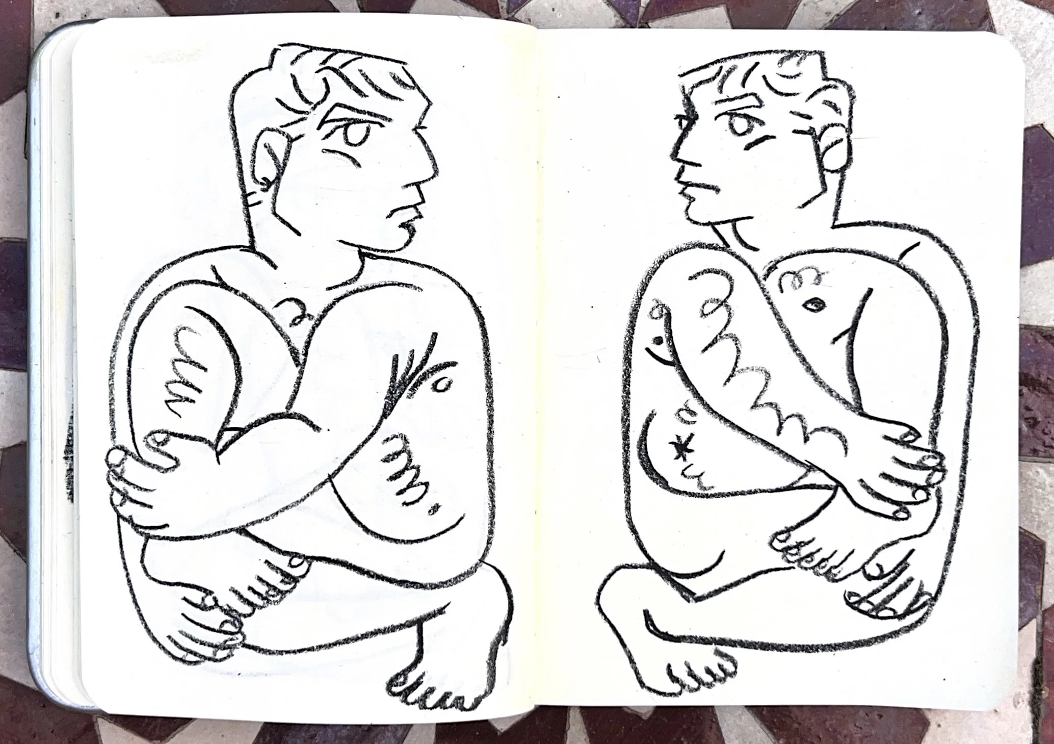 From the Adam's sketchbook (my partner)