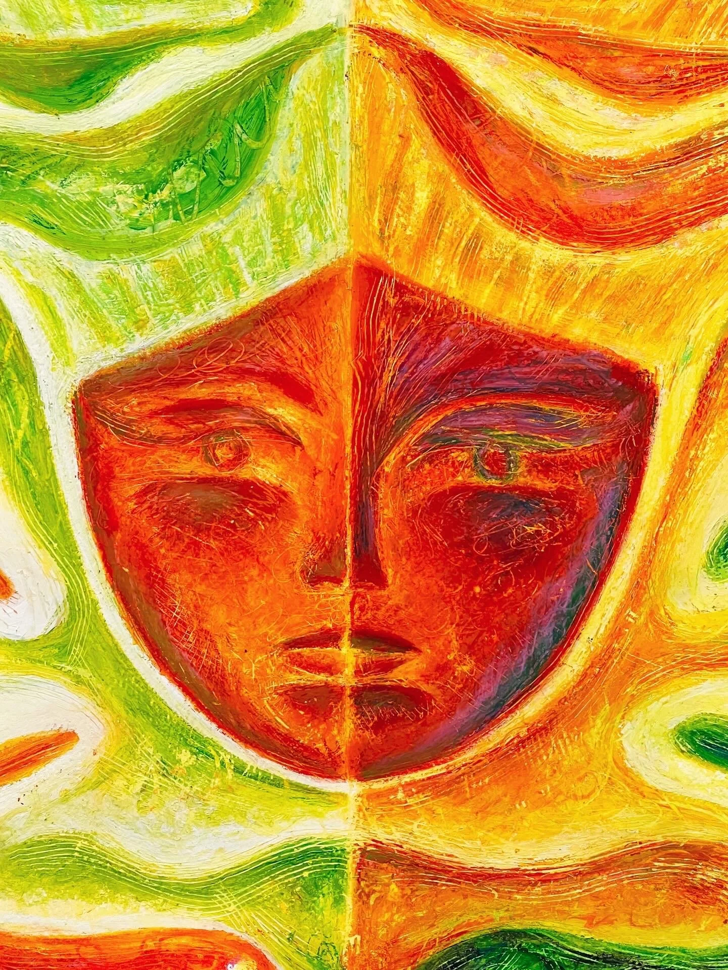 Femme-fleur 1 / Detail /
oil painting and pastels on paper / 2025 / cm. 77x56,5, in. 30,3″ × 22,2″/ showcased at galerie Zberro