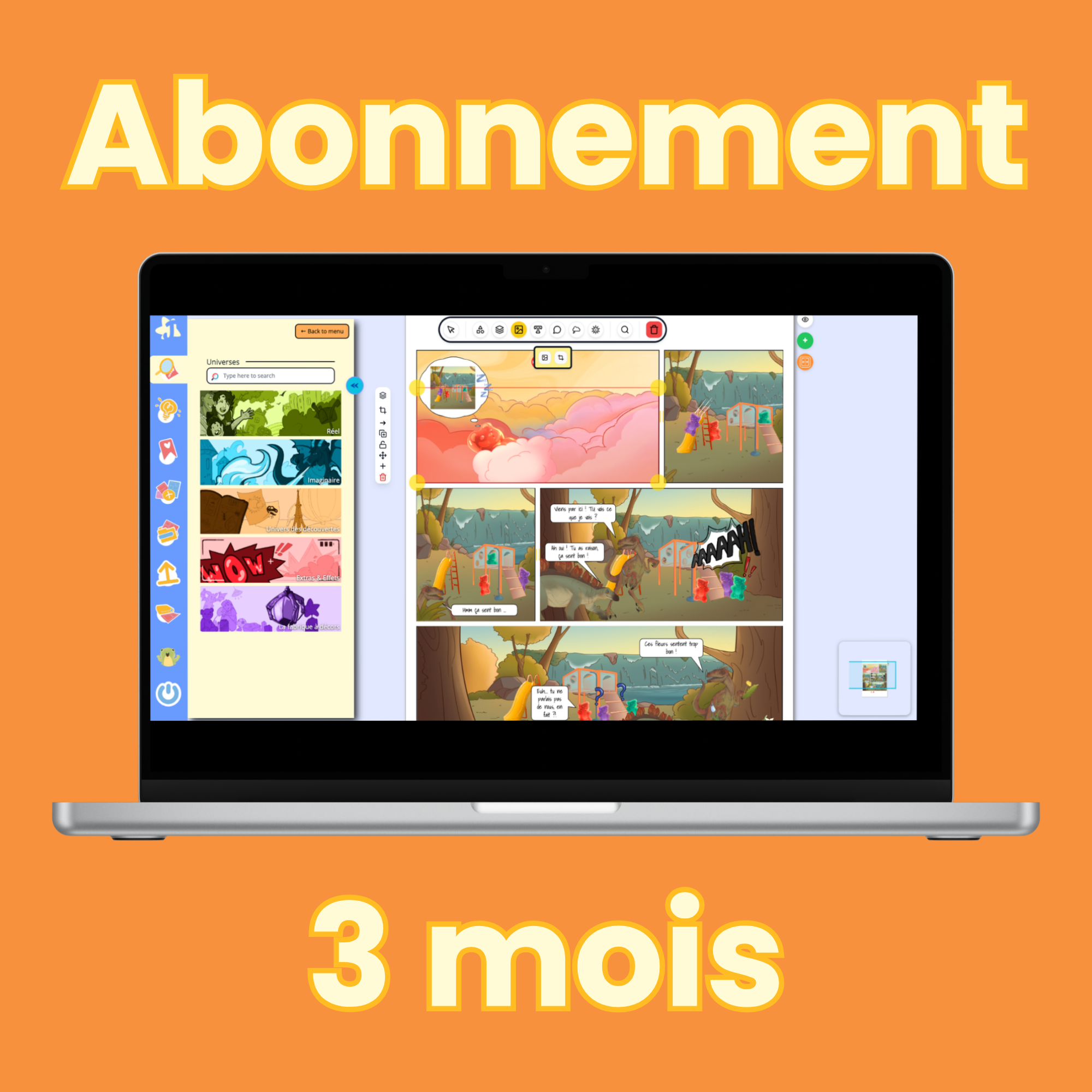 Pass Familiale 3 mois - Abonnement Numérique