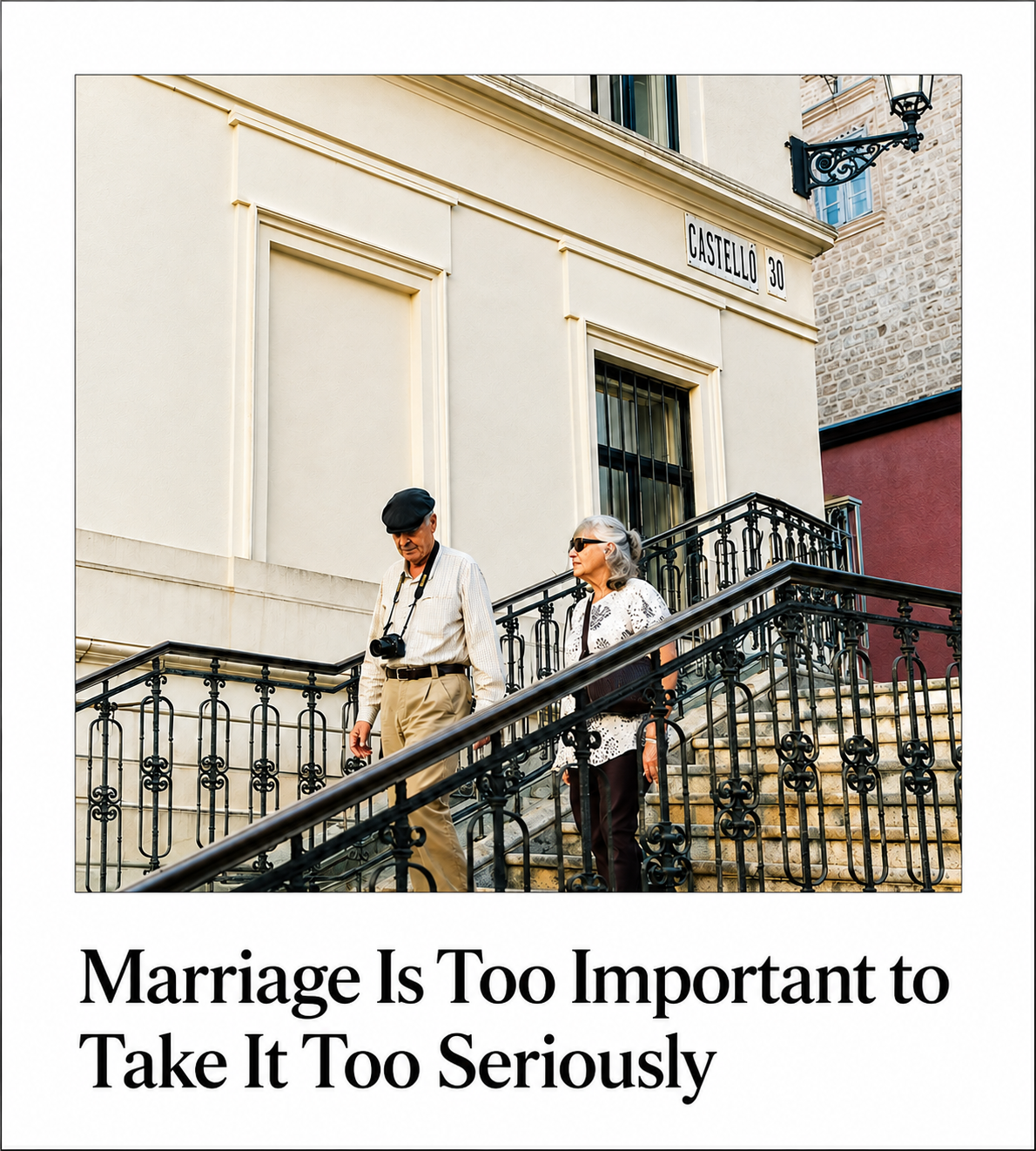 Wit & Delight: Marriage Is Too Important to Take It Too Seriously by Carol Bruess