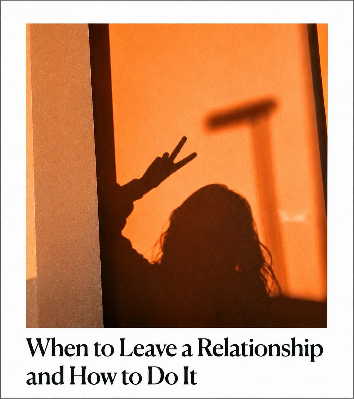 Wit & Delight: When to Leave a Relationship and How to Do It by Carol Bruess
