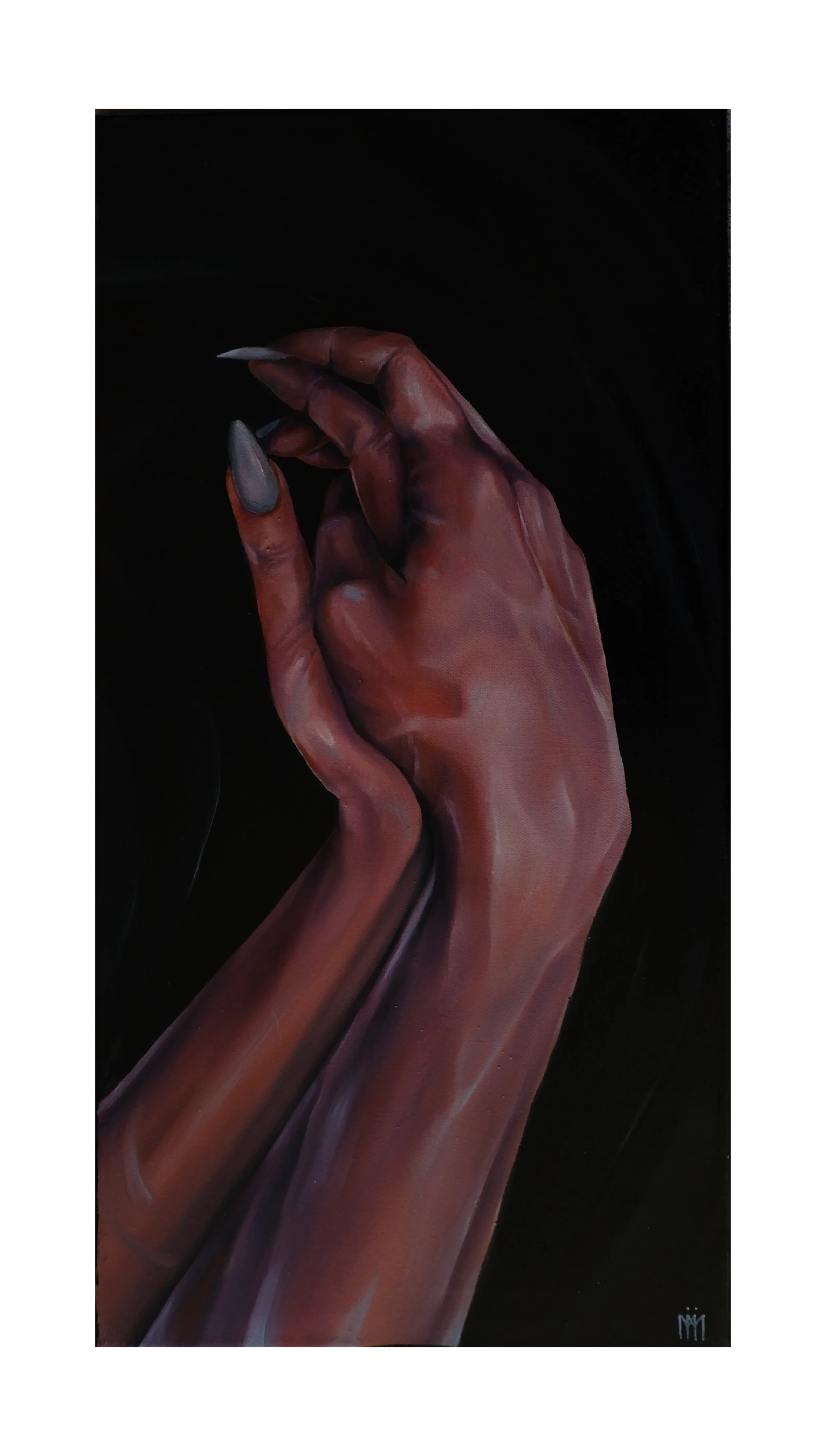 HANDS#2
||   OIL ON CANVAS\ 2024 \60^30 cm