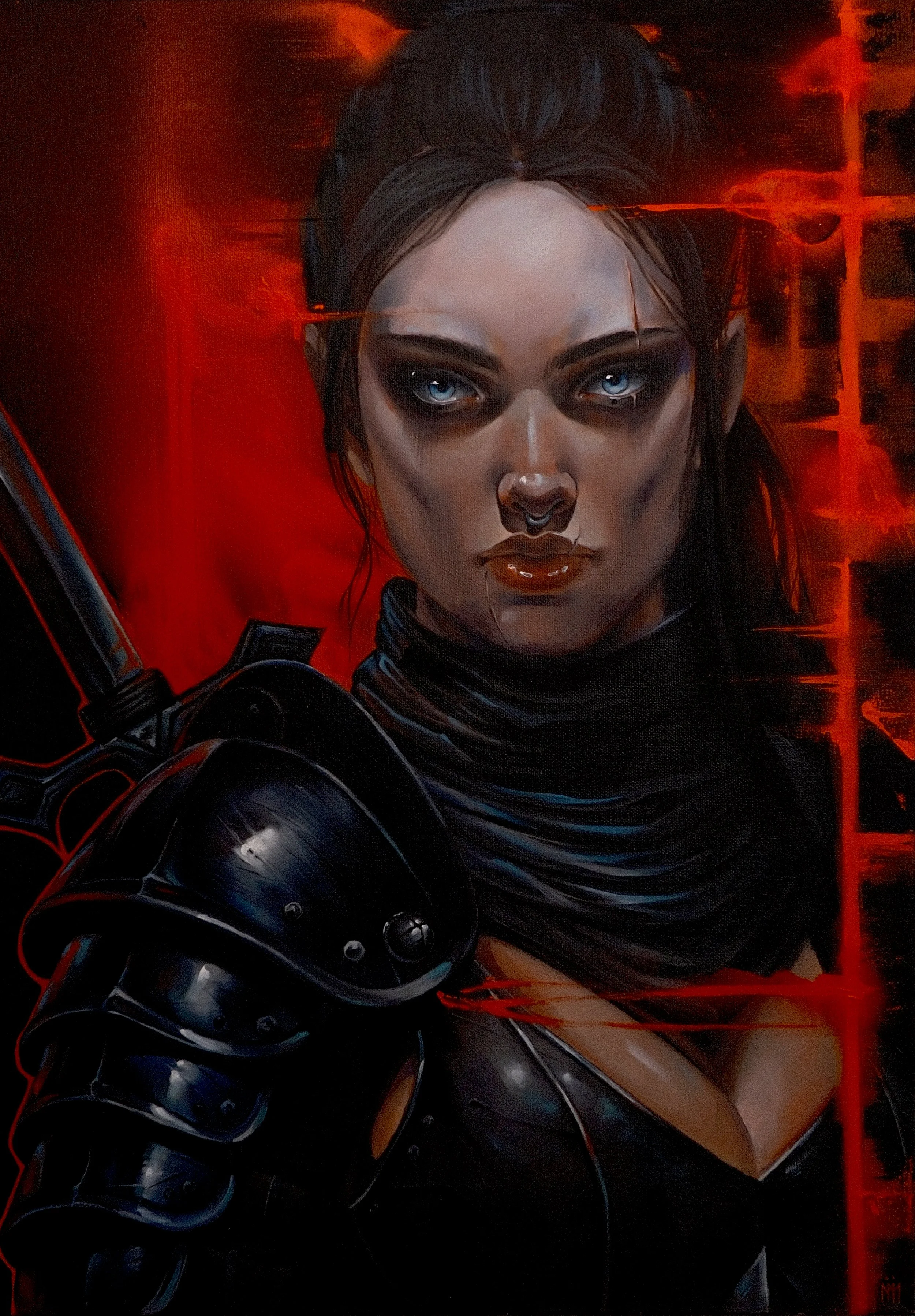 MORRIGAN
||  OIL ON CANVAS\ 2025 \70^50 cm
