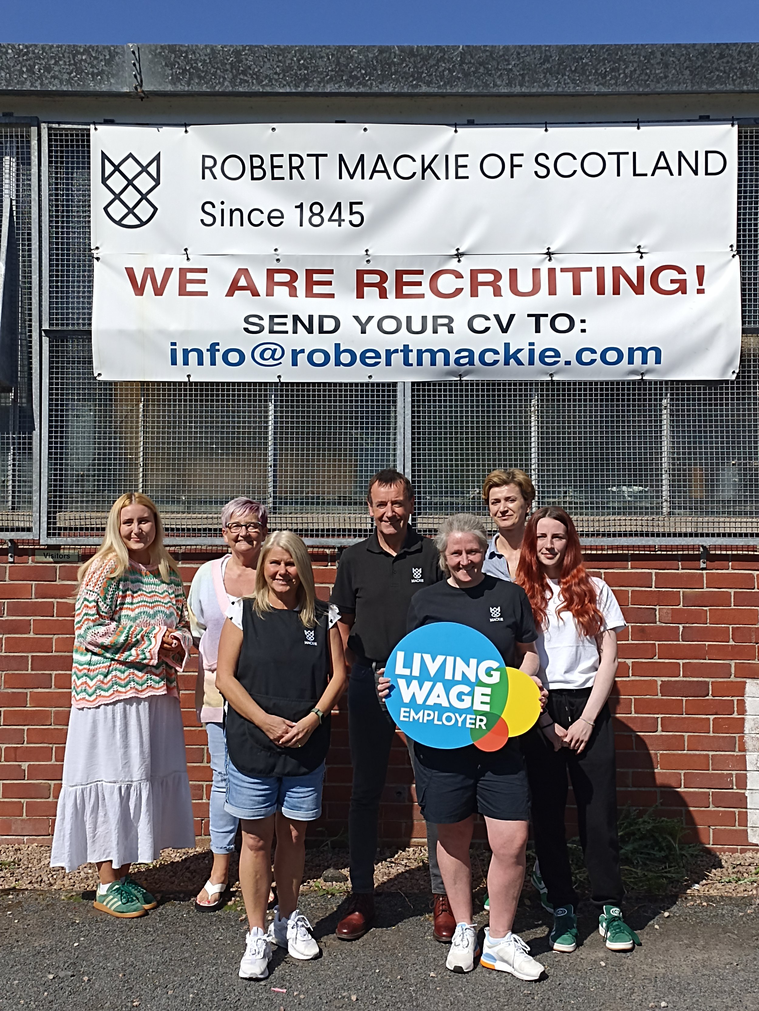 Mackie are now a Living Wage Employer