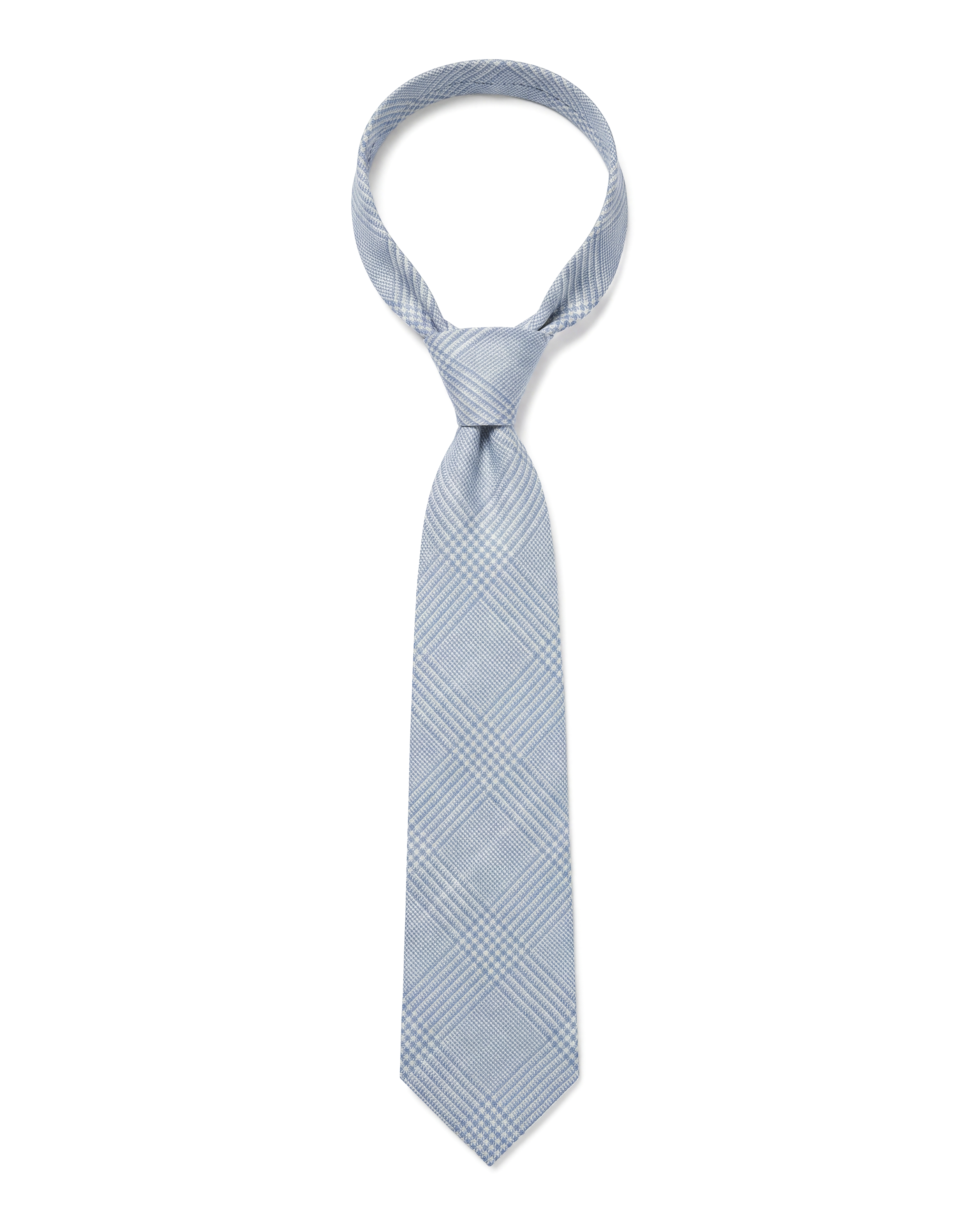 Blue Glen Check Tie