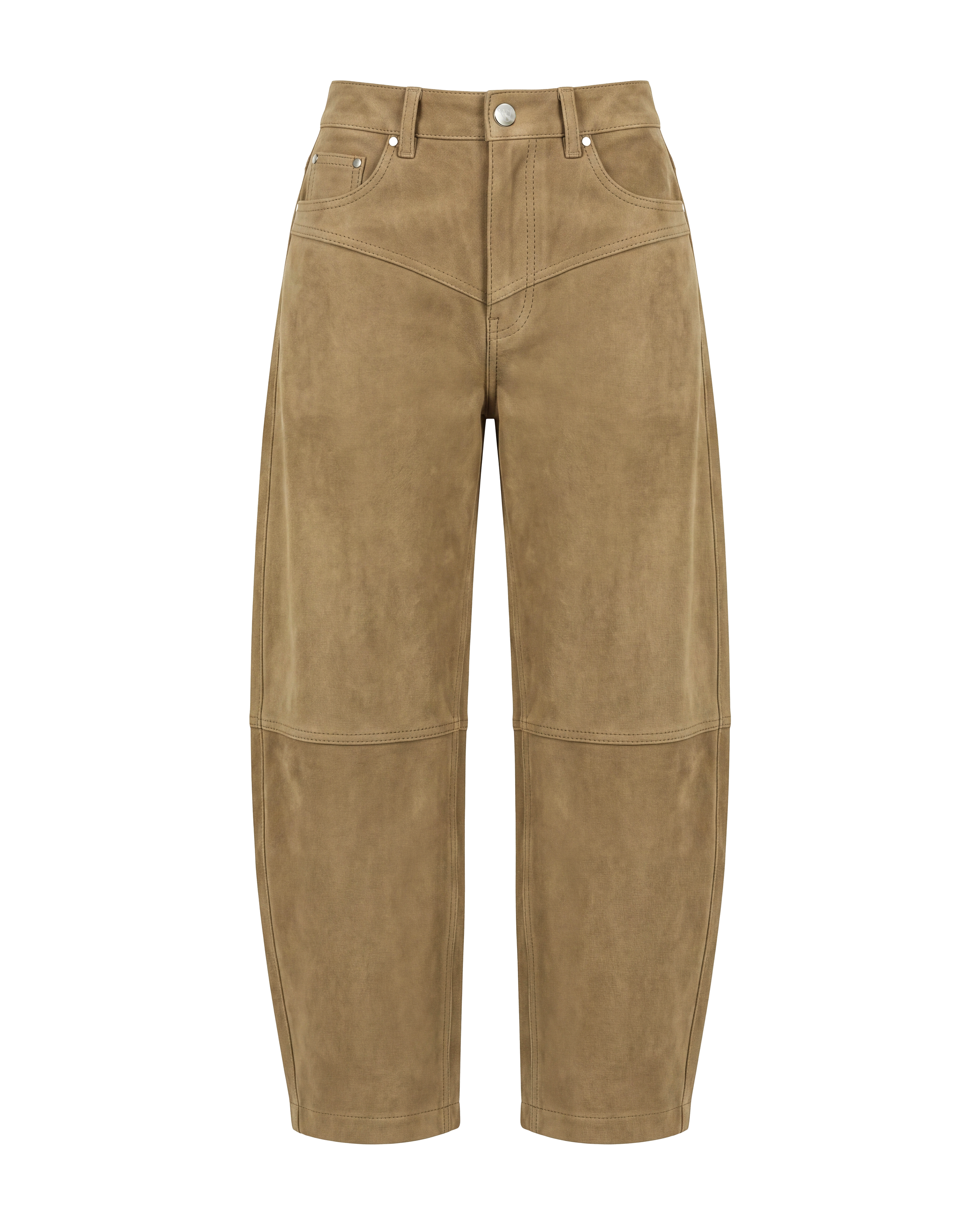 Sand Suede Barrel pants