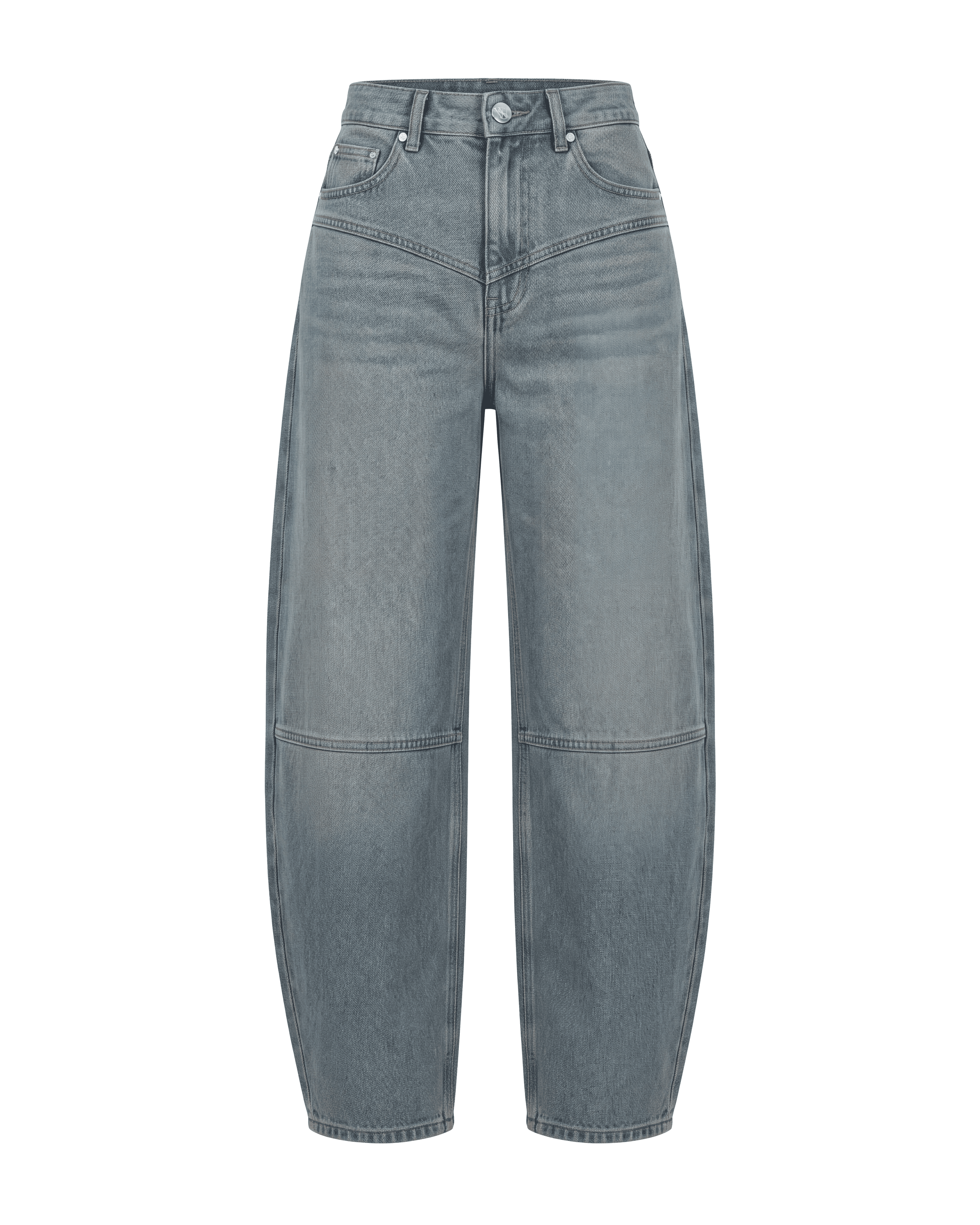 Light Wash Barrel Jeans