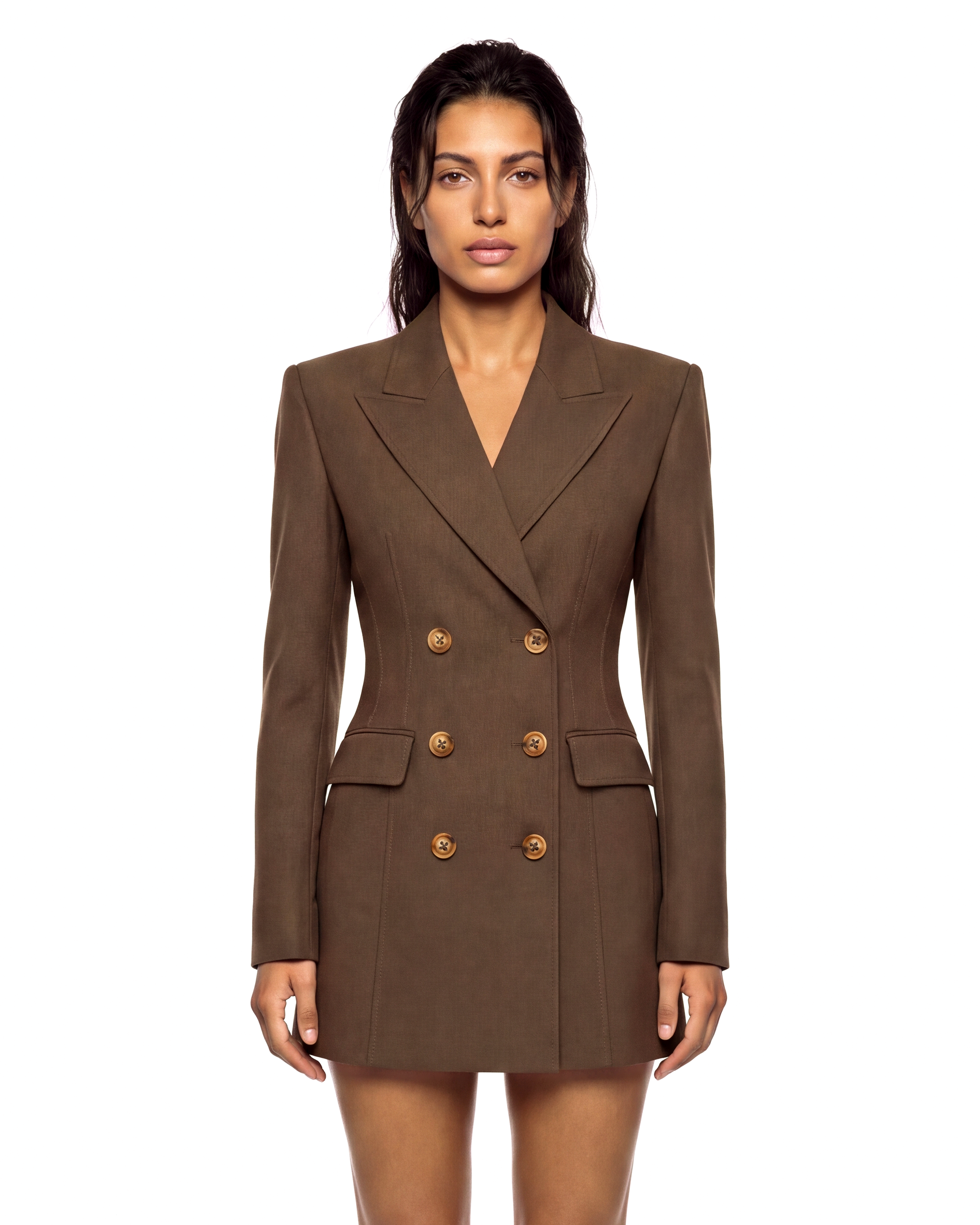 Toffee Blazer Dress