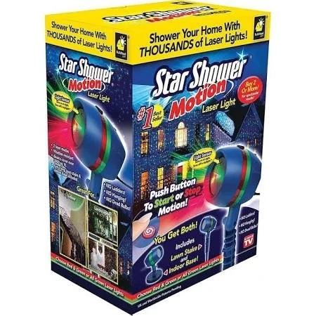 Product Review: Star Shower Laser Light--a Last-minute Holiday Light Decorating Idea