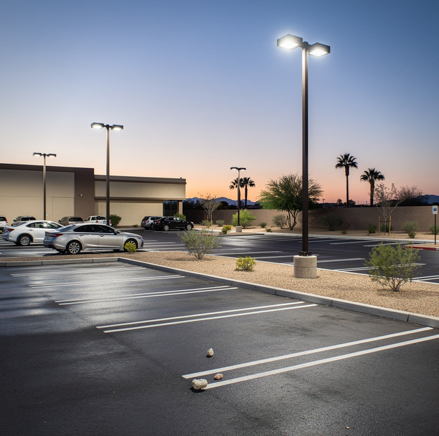 Commercial Lighting for a Safer Parking Lot