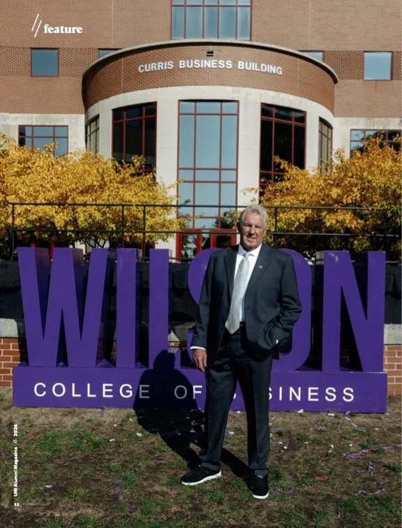 Doing Well by Doing Good: Alum’s historic gift establishes David W. Wilson College of Business — alumni magazine feature
