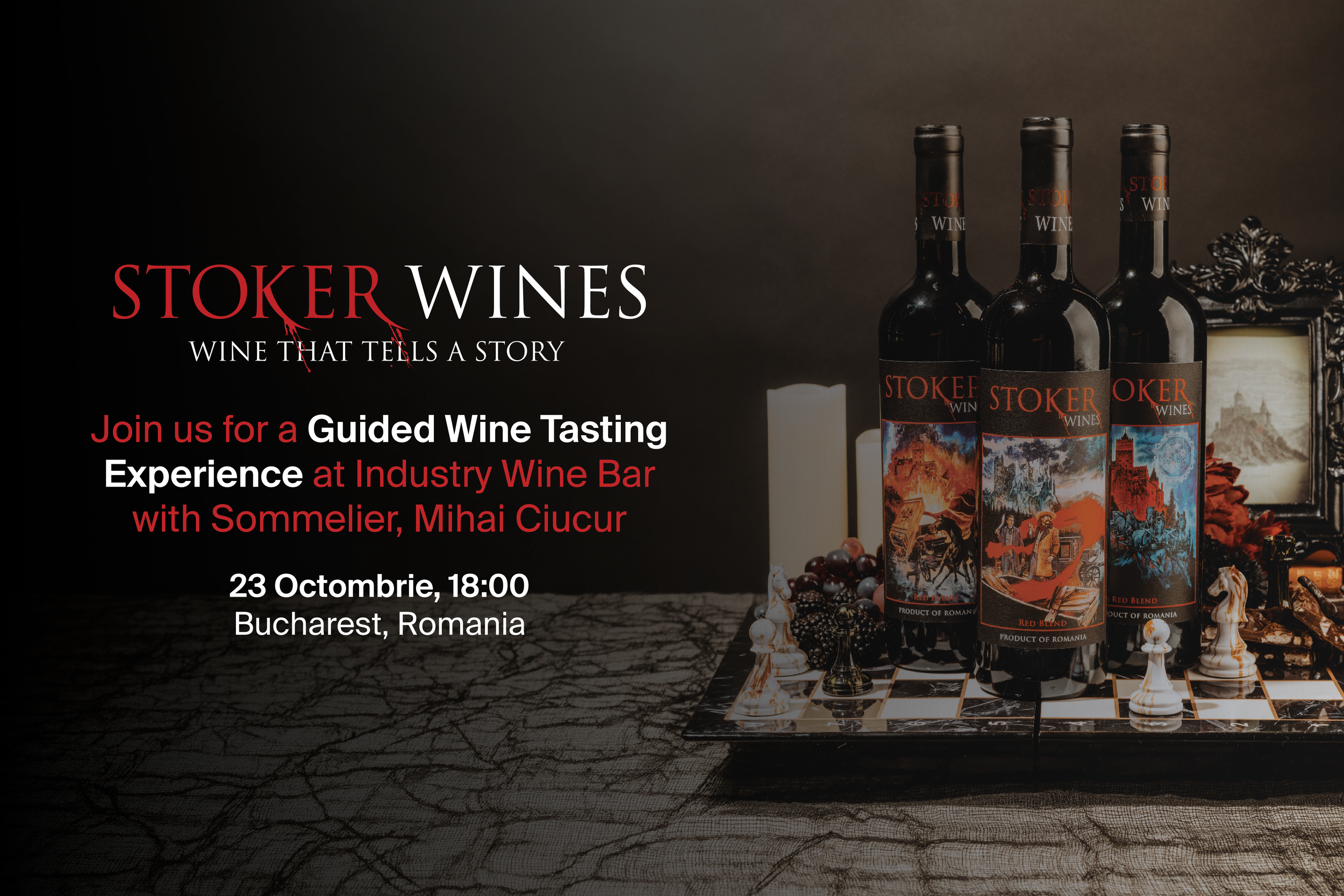 23 Oct: Stoker Wines: An Evening of Wine &amp; Storytelling