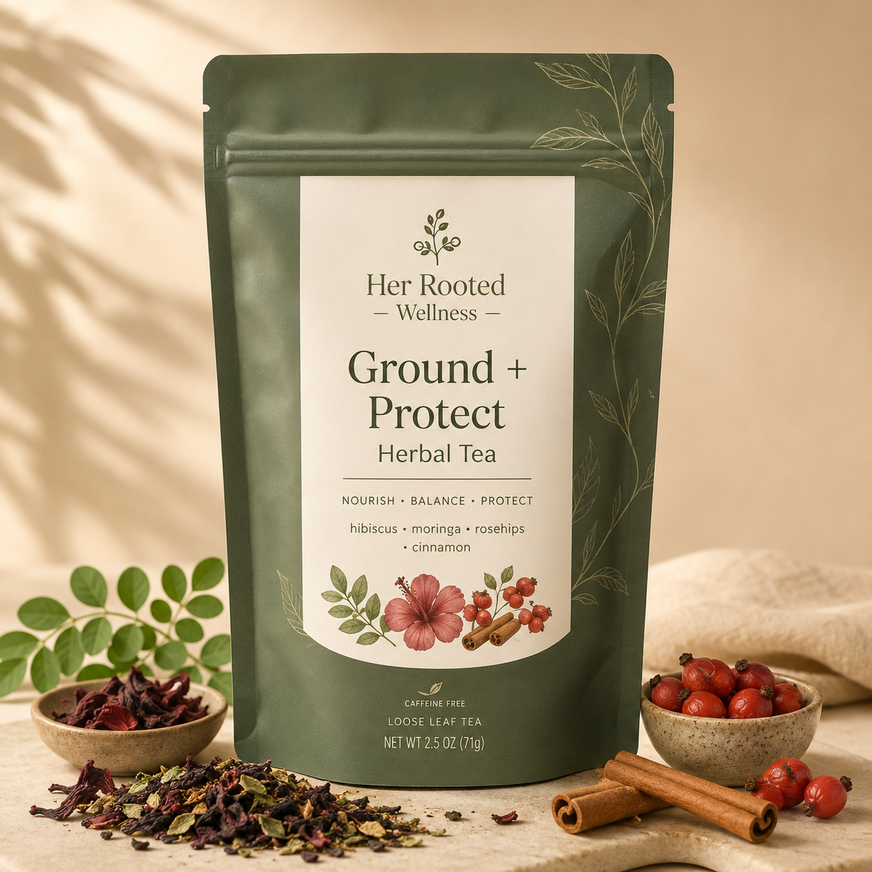 GROUND + PROTECT HERBAL TEA