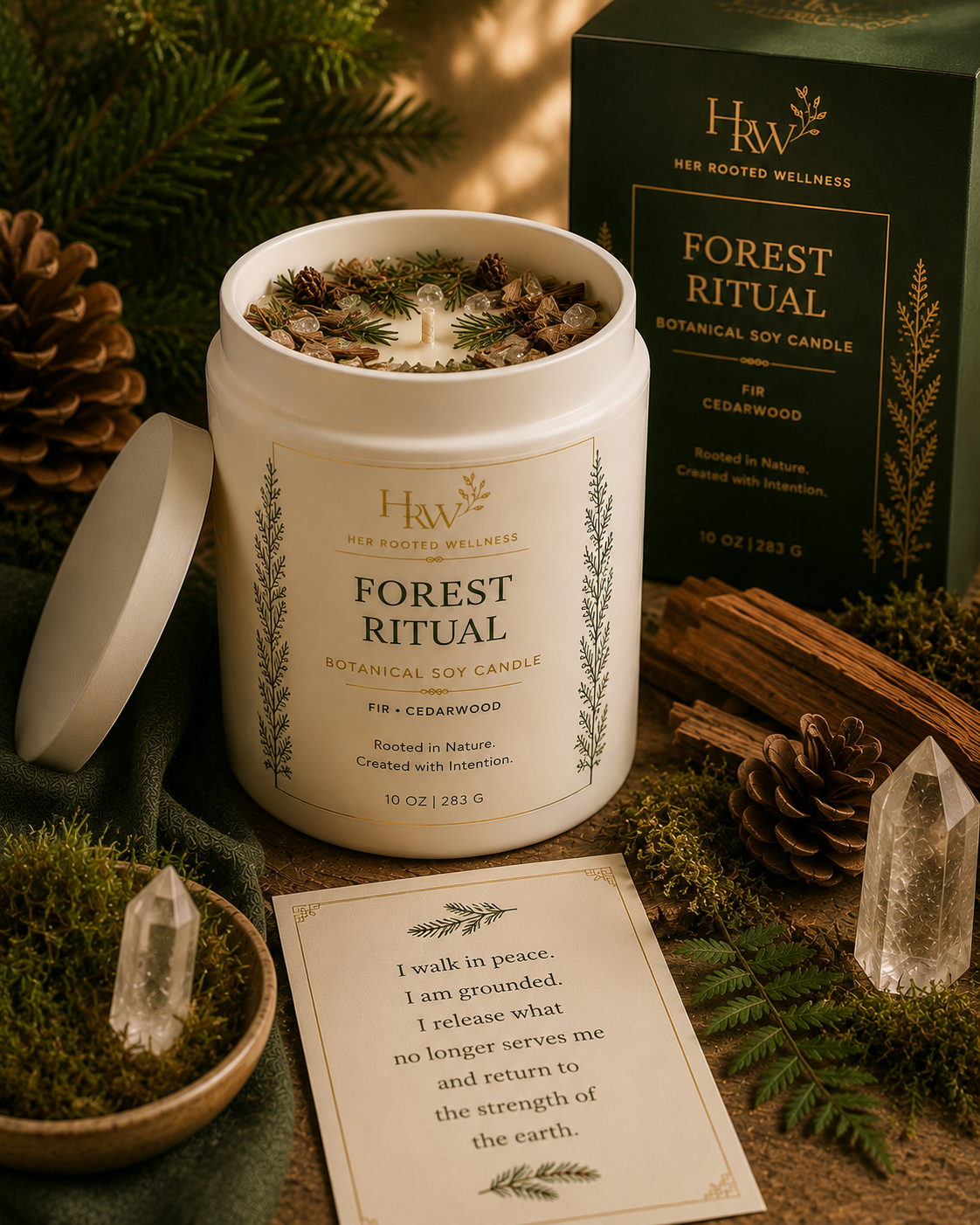 FOREST RITUAL BOTANICAL SOY CANDLE