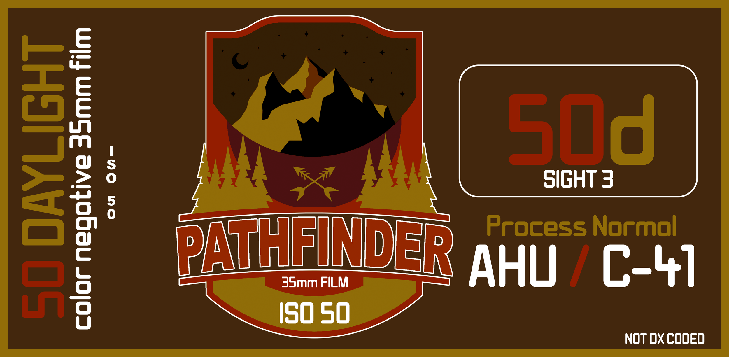 Pathfinder 50d - 35mm Motion Picture Film for Photographers - Made in the USA