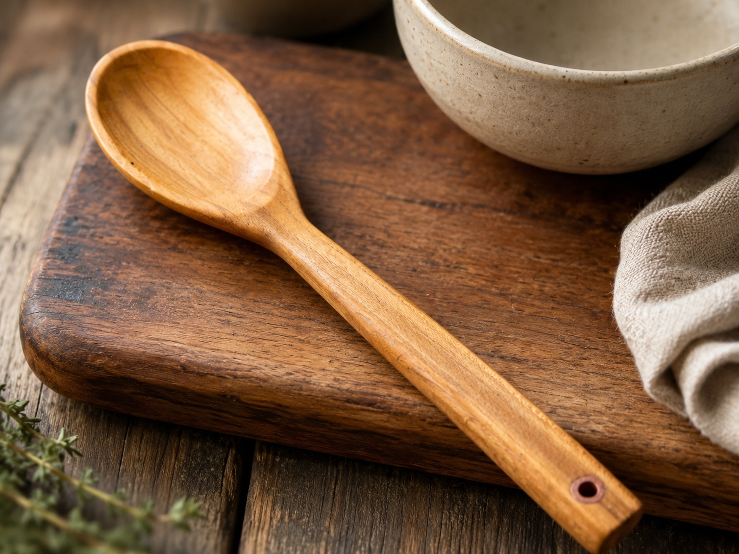 Heritage Pecan Spoon — PC-SP-003