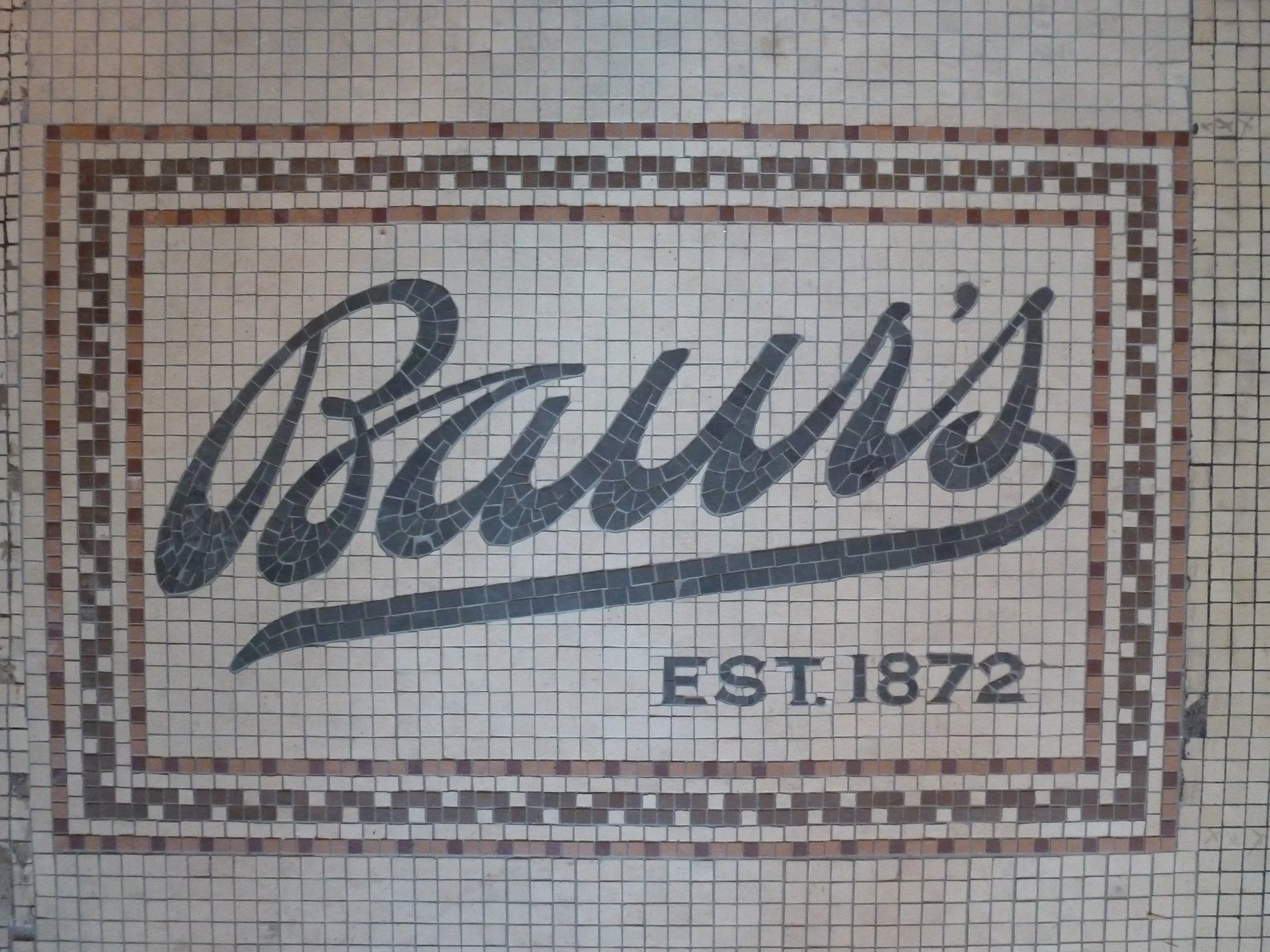 Baur's Logo (replicated original floor)