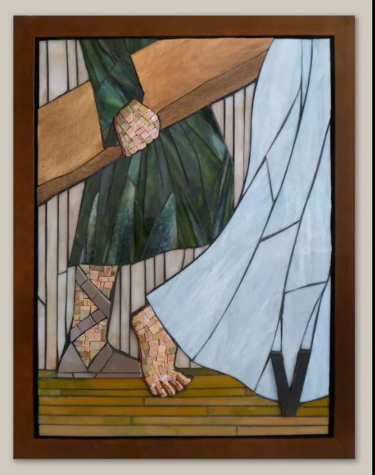 Station 5 – Simon of Cyrene is forced to carry the cross