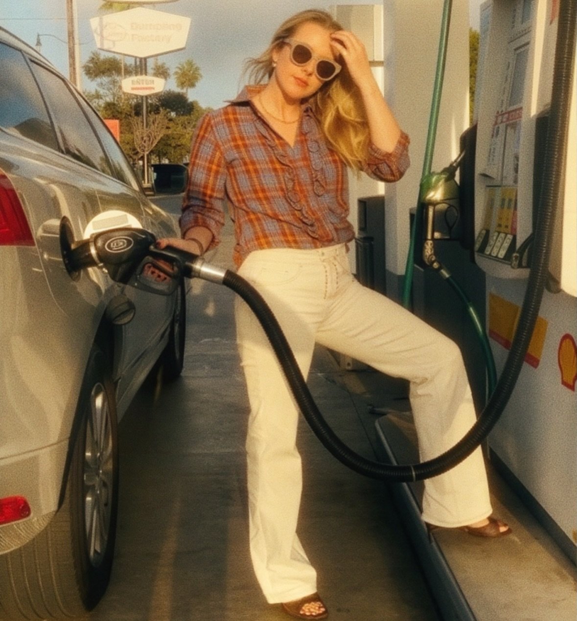 LESS BUYING ♻️MORE STYLING | Been loving these vintage-inspired jeans from @_ttstudios! I've found myself reaching for them a bunch over the last few months. And, thrilled it's finally cool enough to wear my custom shirt from @daiseofficial__ 

Shoes
