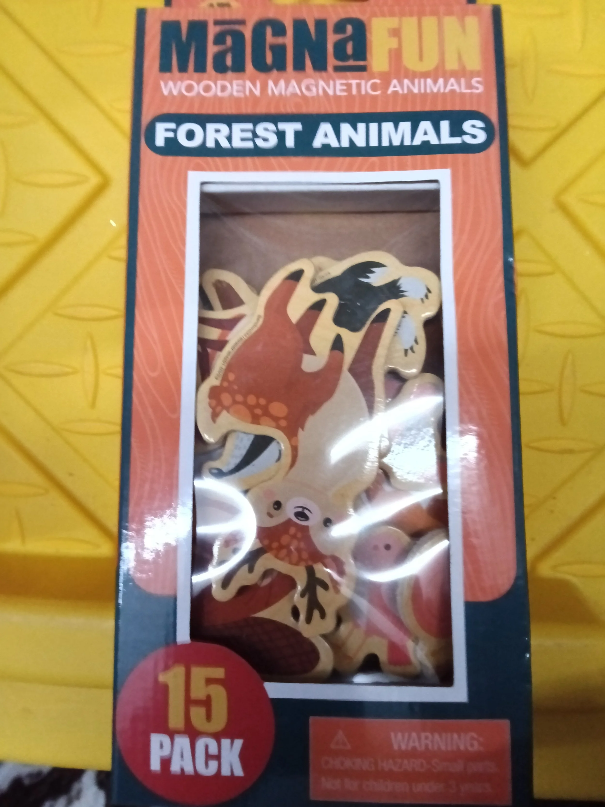 MagnaFun Wooden Magnetic Forest Animal Set