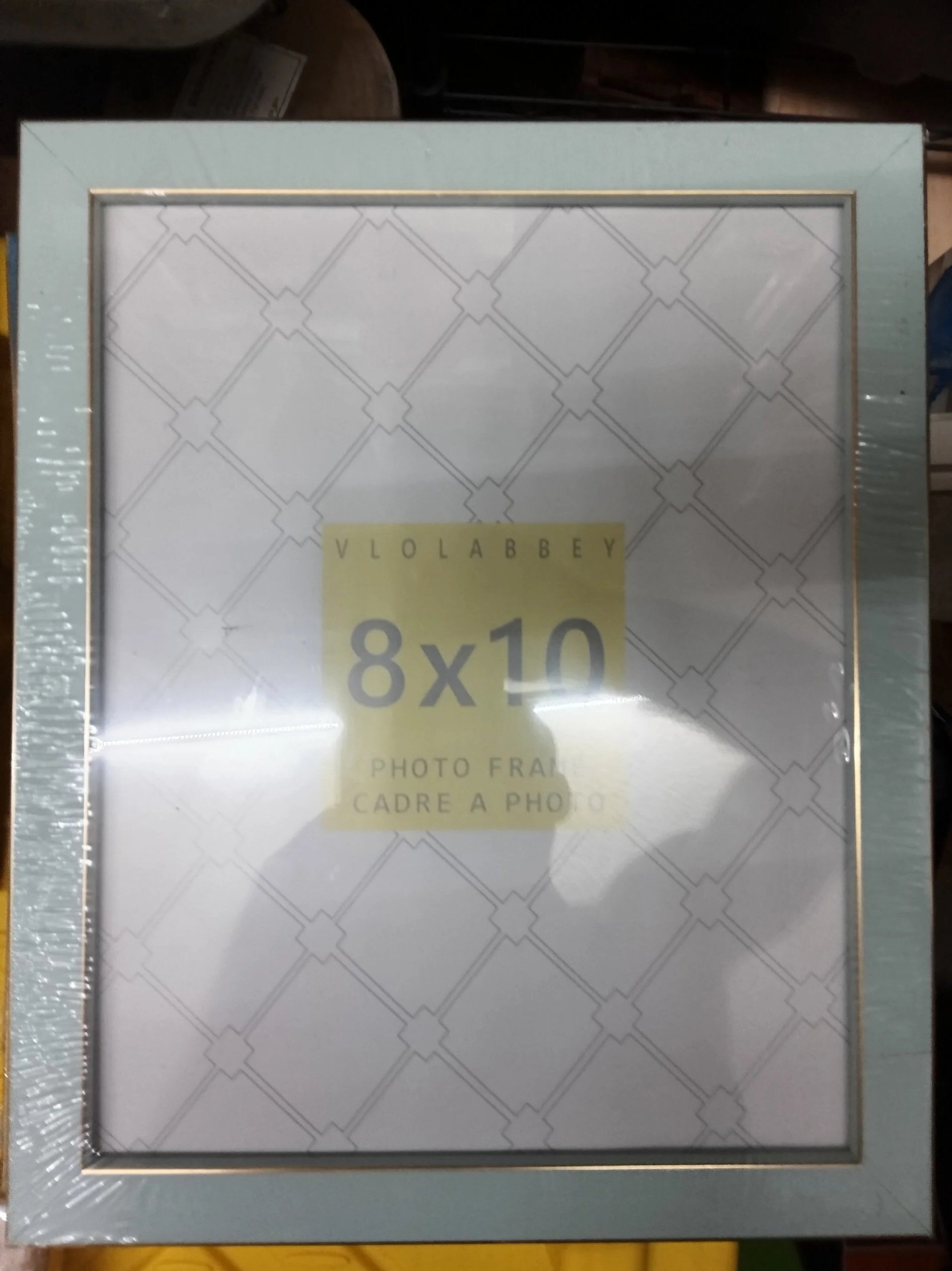 Elegant Light Teal 8x10 Photo Frame