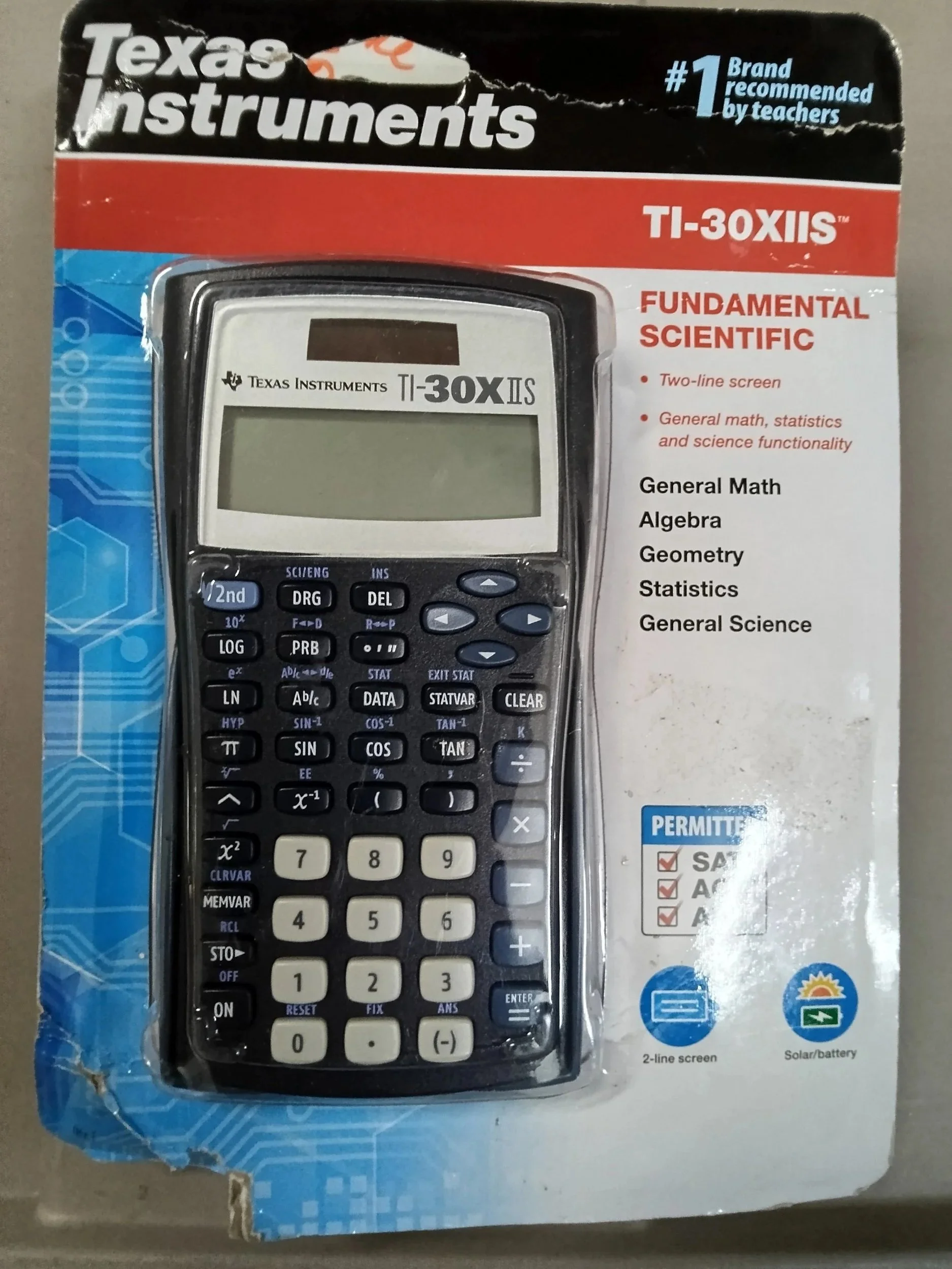 Texas Instruments TI-30XIIS Scientific Calculator