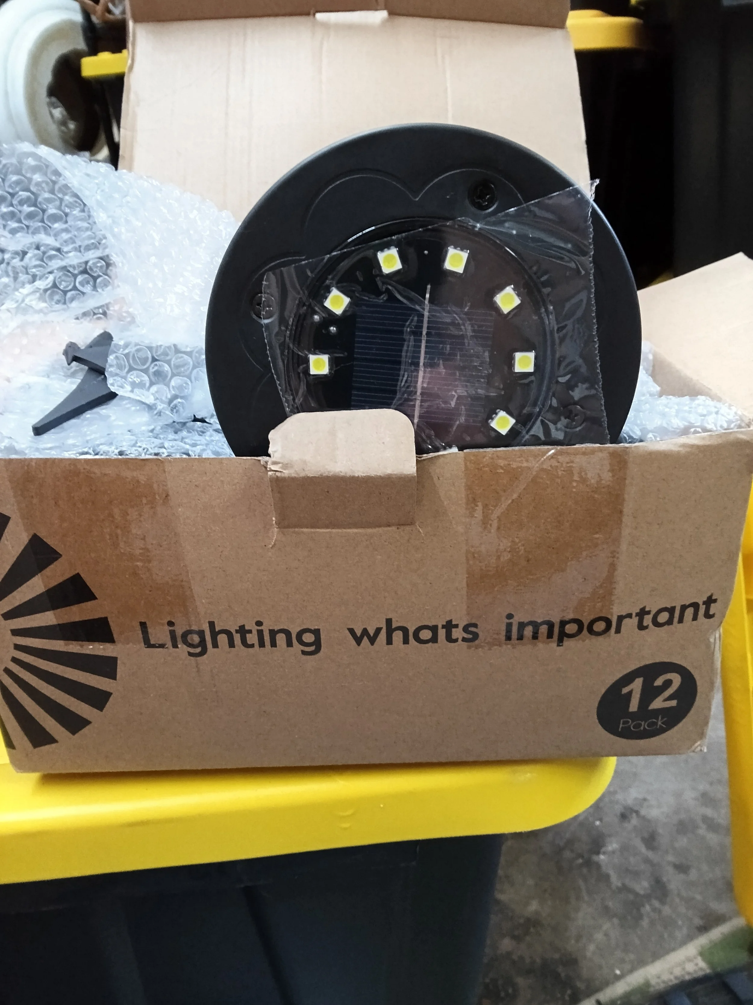 EcoBright 12-Pack Solar LED Ground Lights