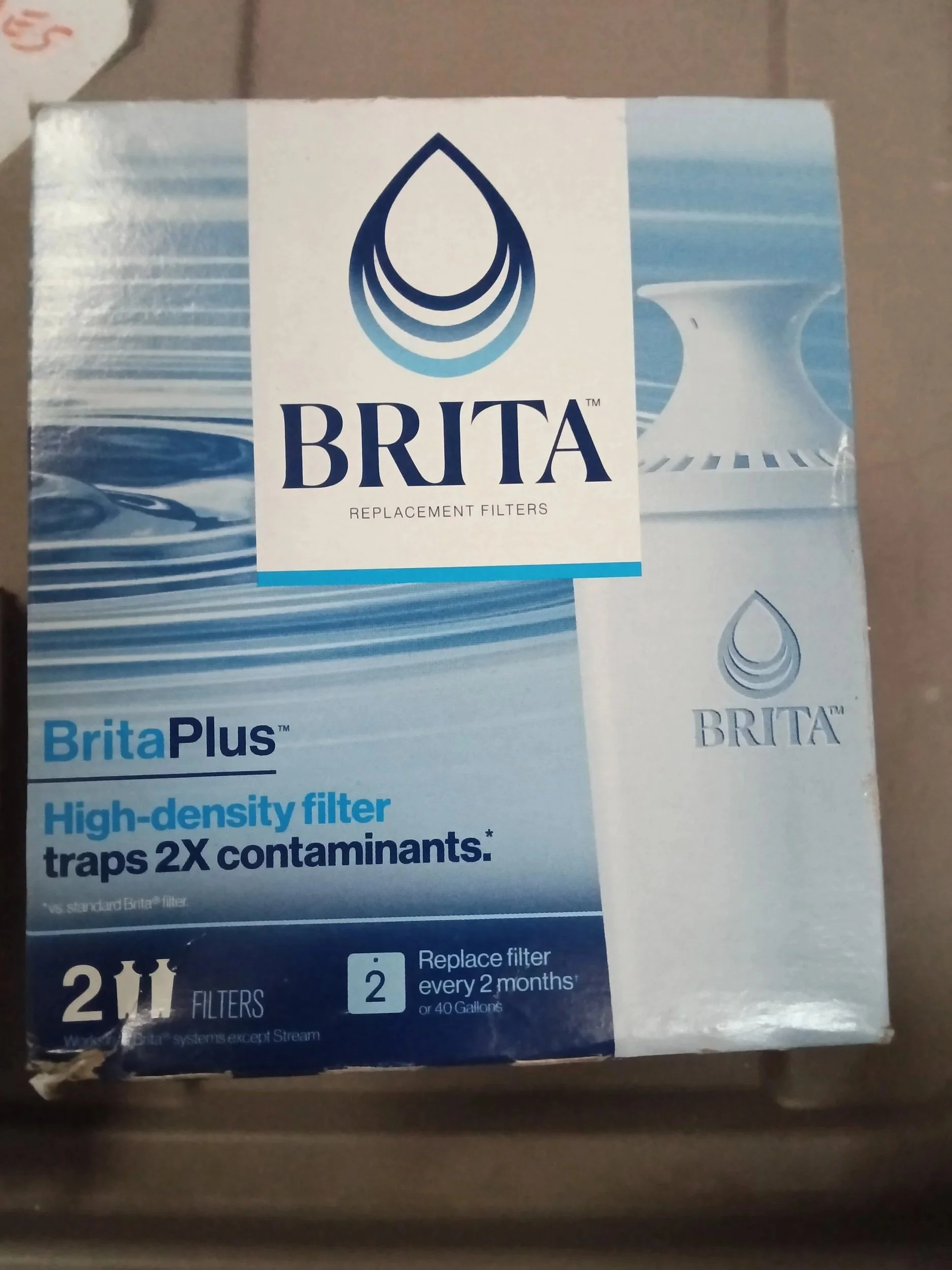 BritaPlus Replacement Water Filters - 2 Pack