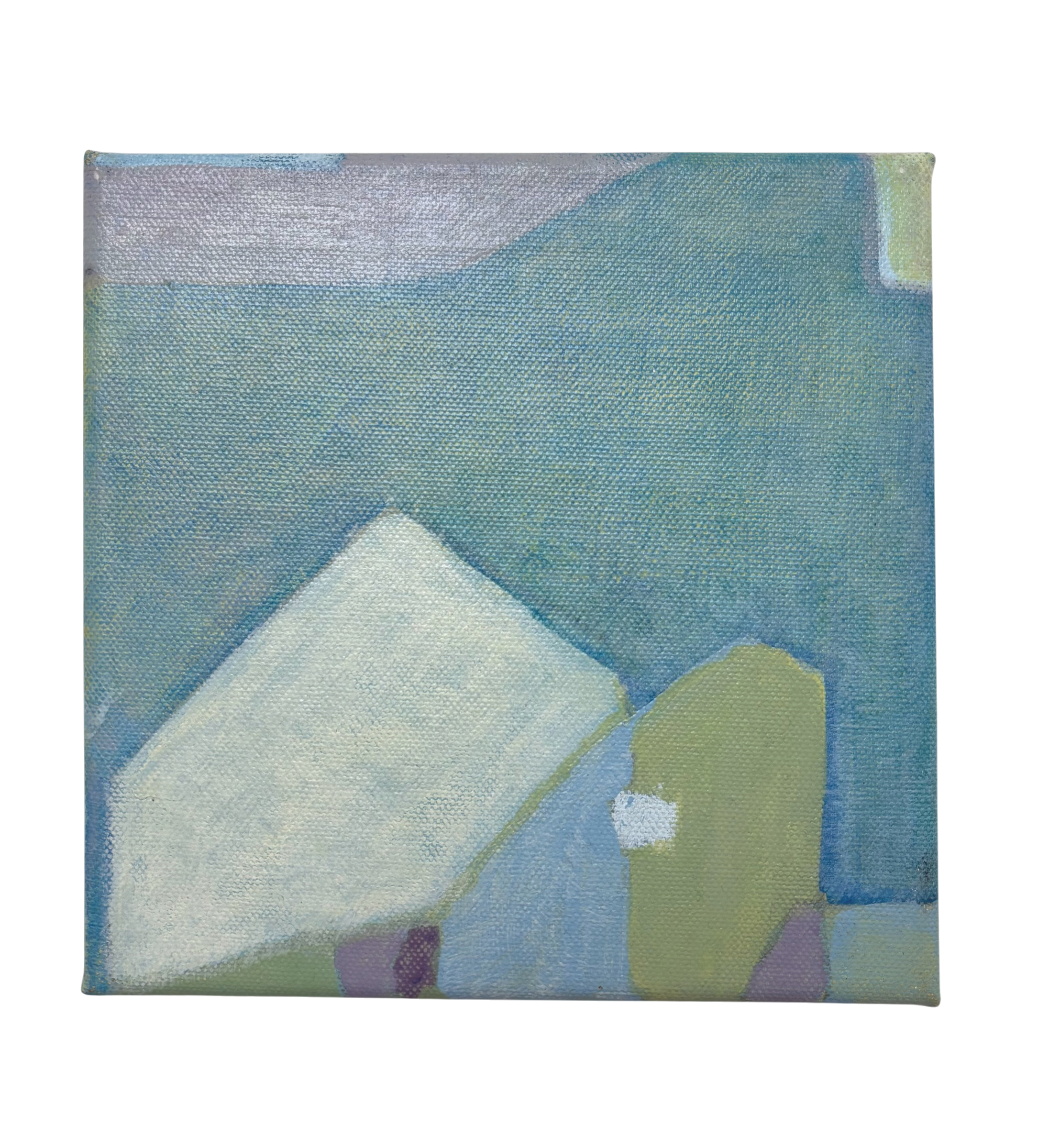 Quiet the light, 2022. Acrylic on canvas - 20x20x3 cm
