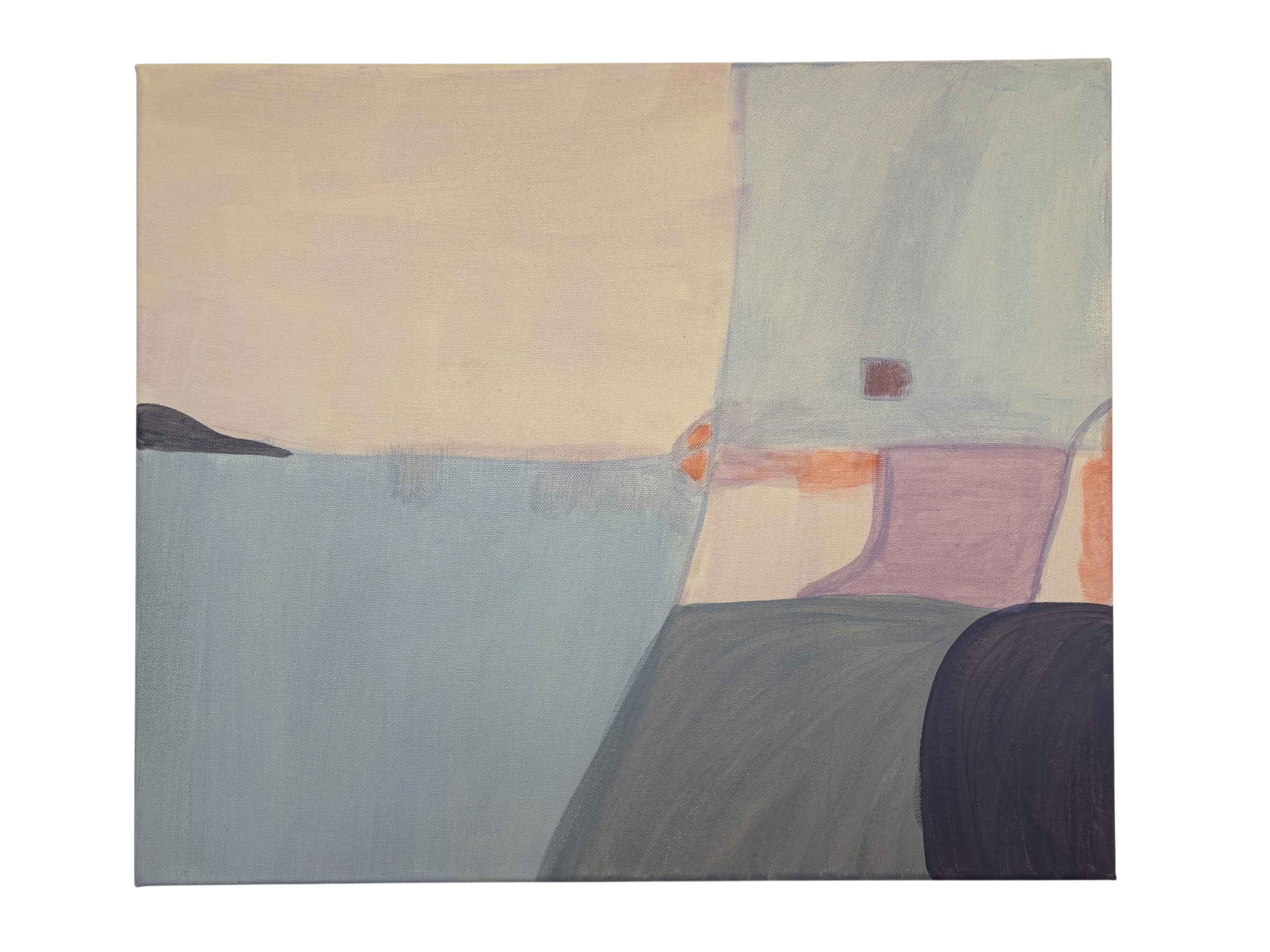 Untitled, 2024.  Acrylic on canvas - 46x55x3 cm
