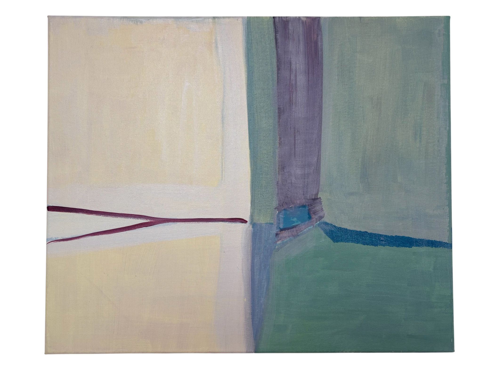 Untitled, 2024.  Acrylic on canvas - 46x55x3 cm