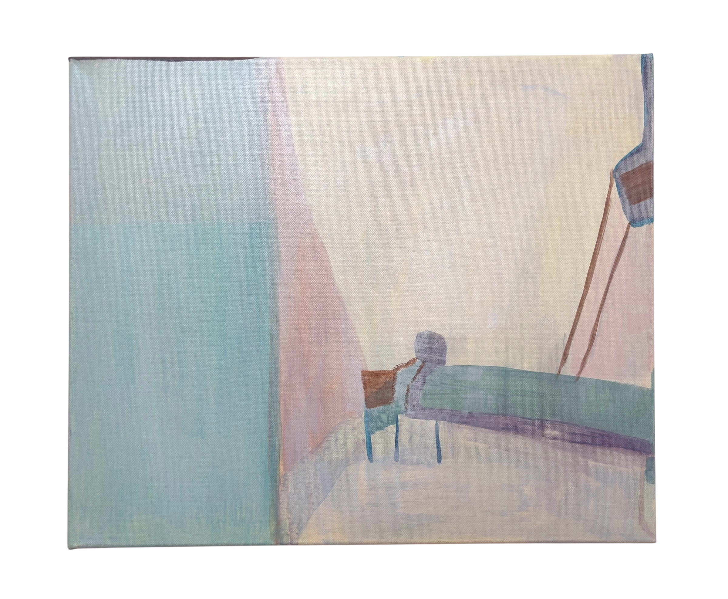 Untitled, 2024.  Acrylic on canvas - 46x55x3 cm